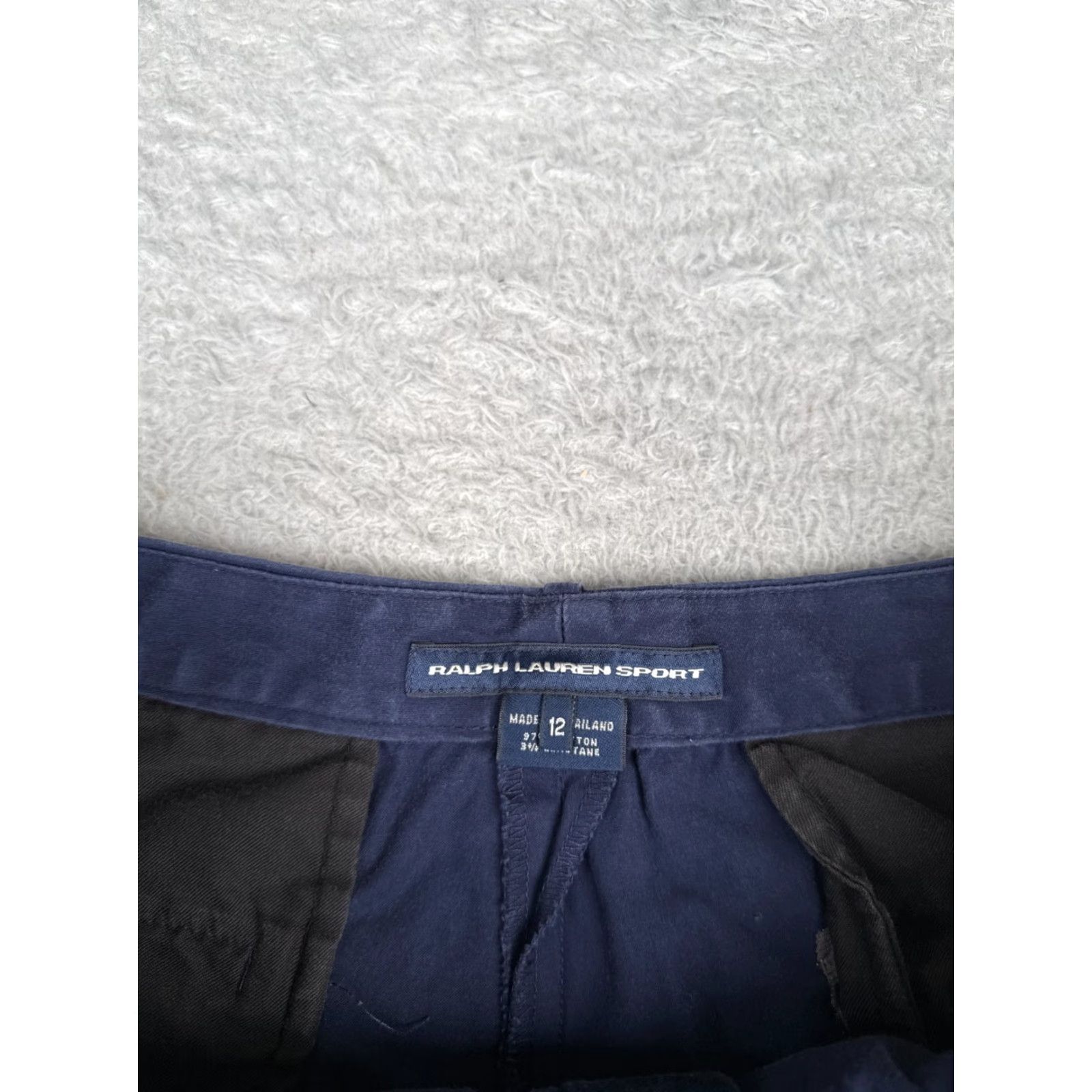 Vintage VINTAGE Polo Sport Ralph Lauren Shorts Women 12 Blue Pleated Cotton Twill 32x9 Size 34" / US 12 / IT 48 - 7 Thumbnail