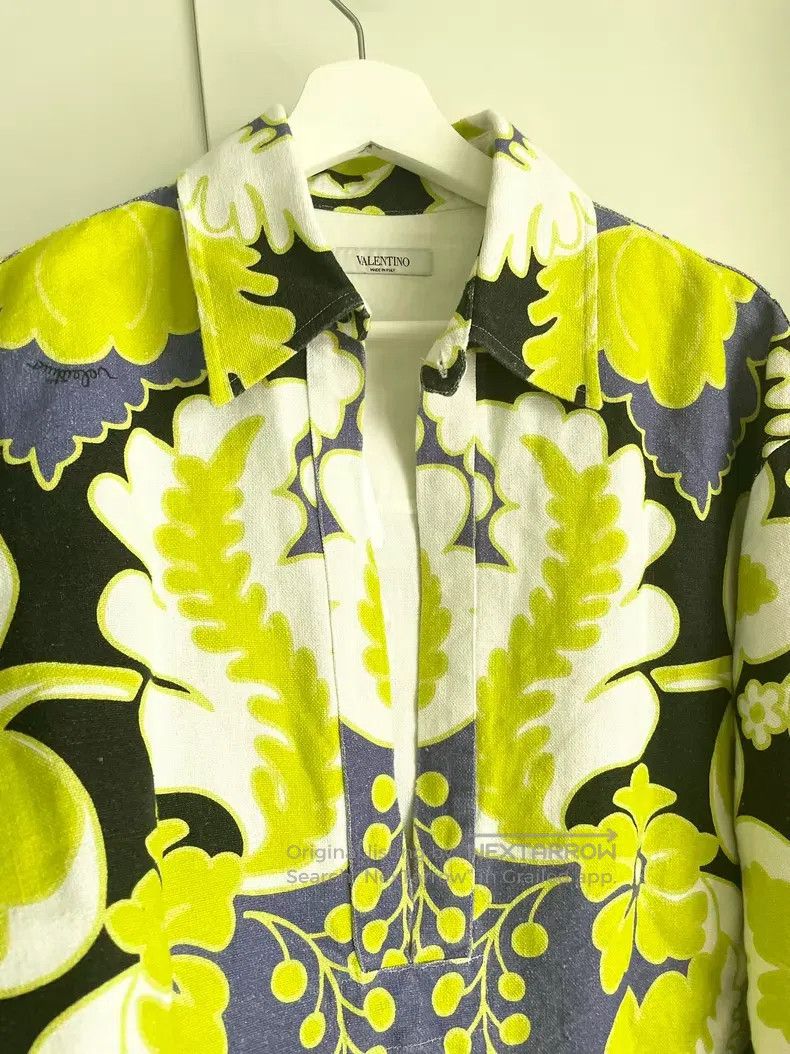 Valentino Valentino Men's long-sleeved printed shirt-style jacket Size US M / EU 48-50 / 2 - 5 Thumbnail