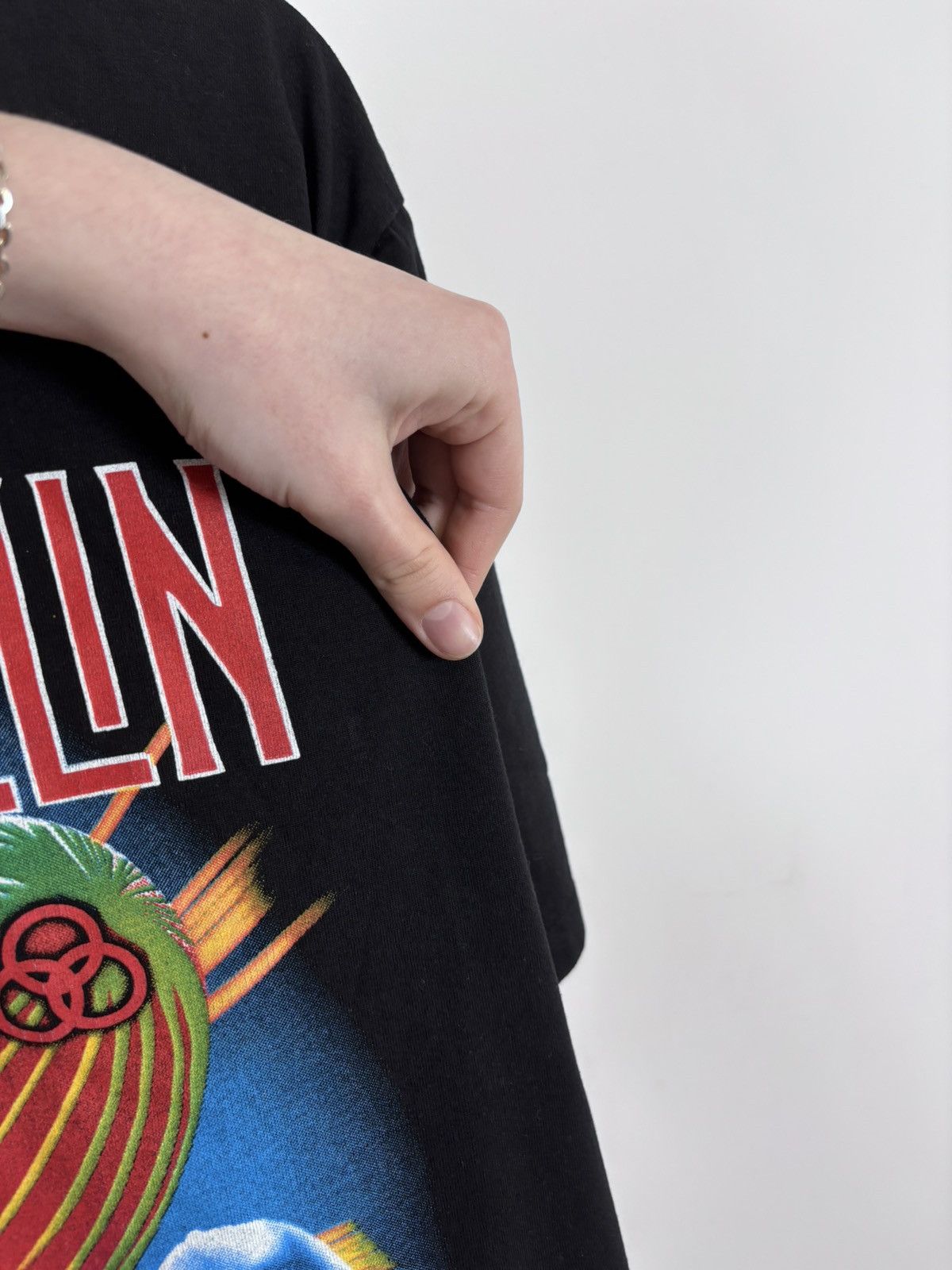 Band Tees Vintage Led Zeppelin Swan Song Rare Hype Black Band Tee Size US XL / EU 56 / 4 - 11 Thumbnail
