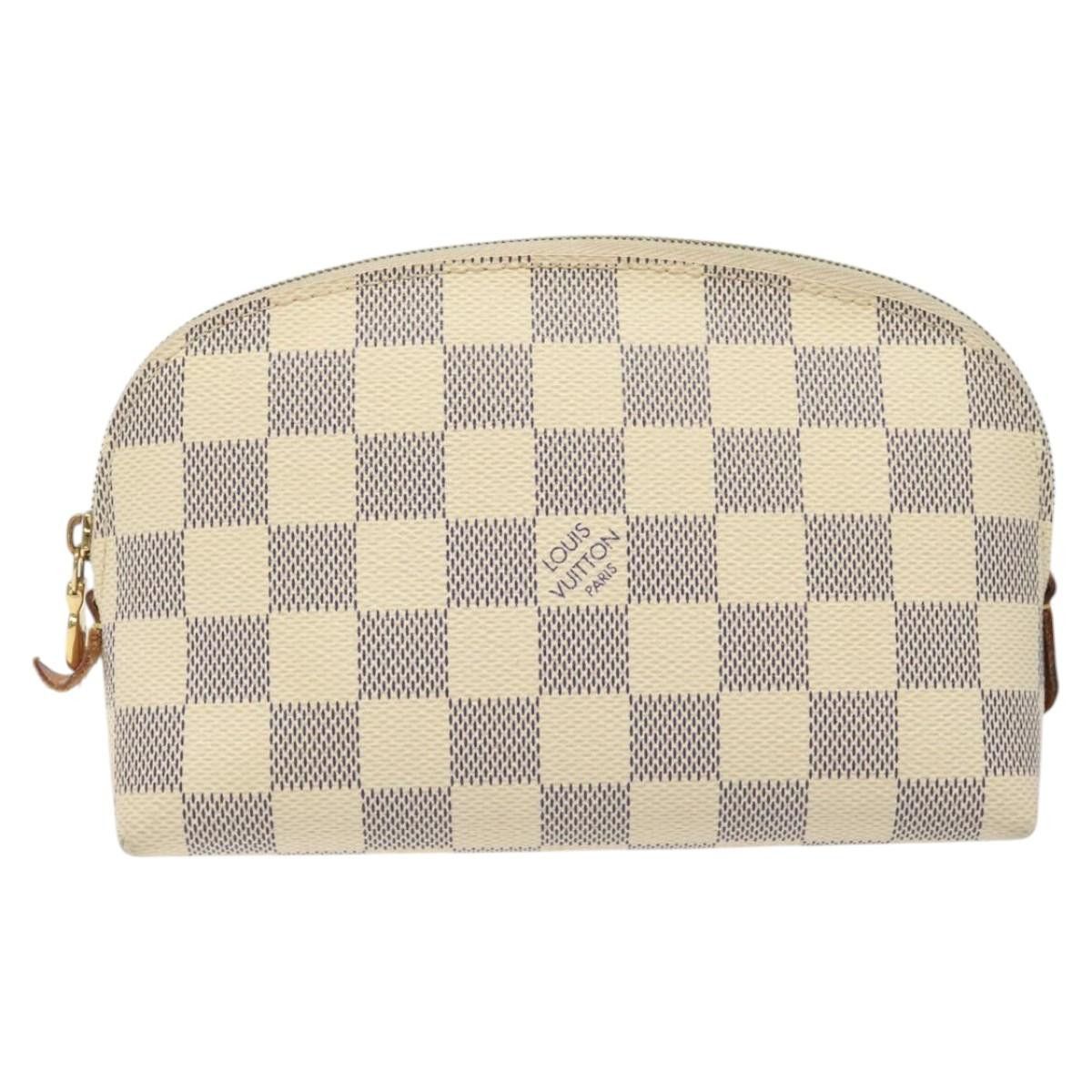 Louis Vuitton Cosmetic Pouch White Canvas Clutch Bag (Pre-Owned) Size ONE SIZE - 1 Thumbnail