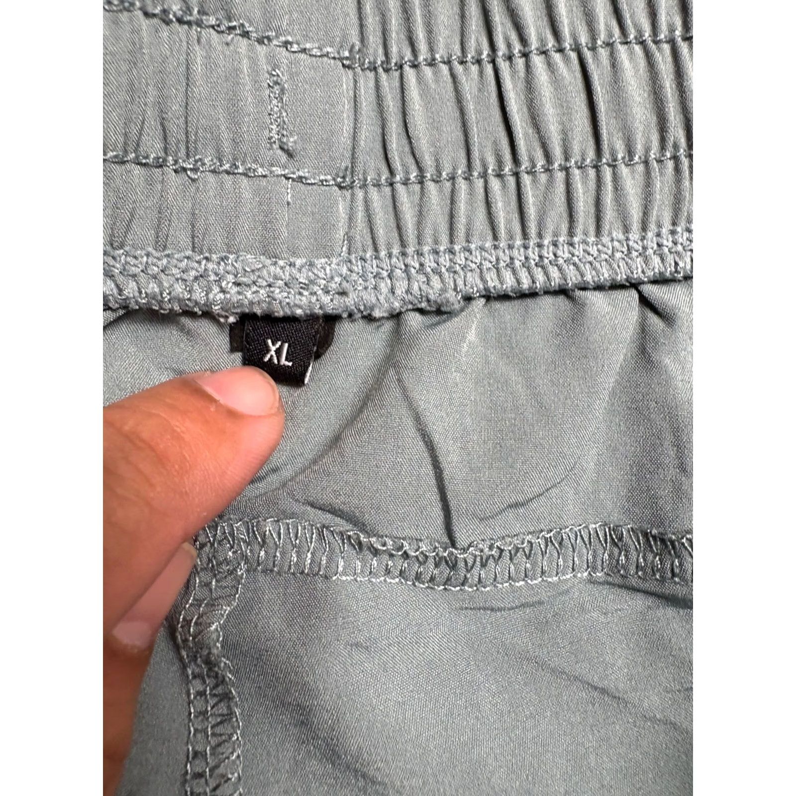 Vintage UNRL Stride Shorts Mens XL Green Athletic Drawstring Stretch Performance Shorts Size US 36 / EU 52 - 7 Thumbnail