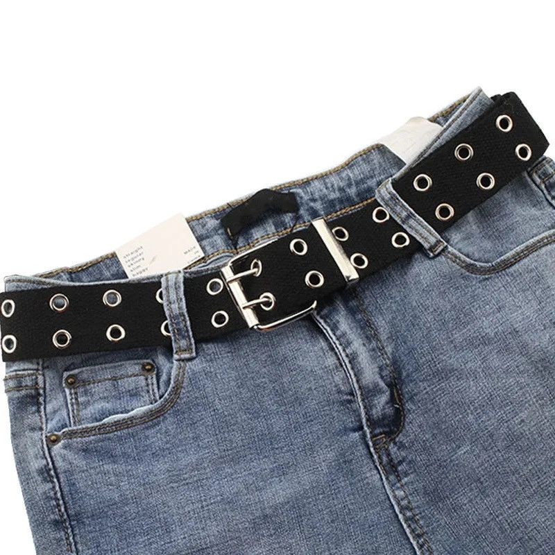 Japanese Brand Double Row Hole Belt Size ONE SIZE - 2 Thumbnail