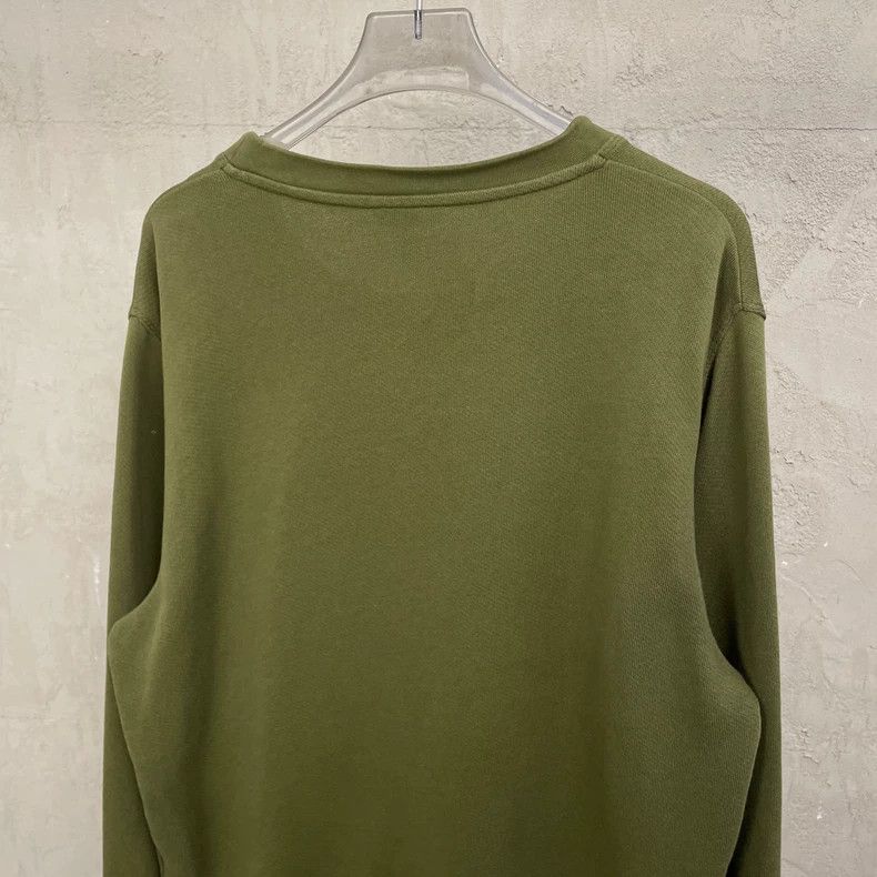 Loewe LOEWE Green olive embroidered orange large Logo round neck Size M / US 6-8 / IT 42-44 - 4 Thumbnail