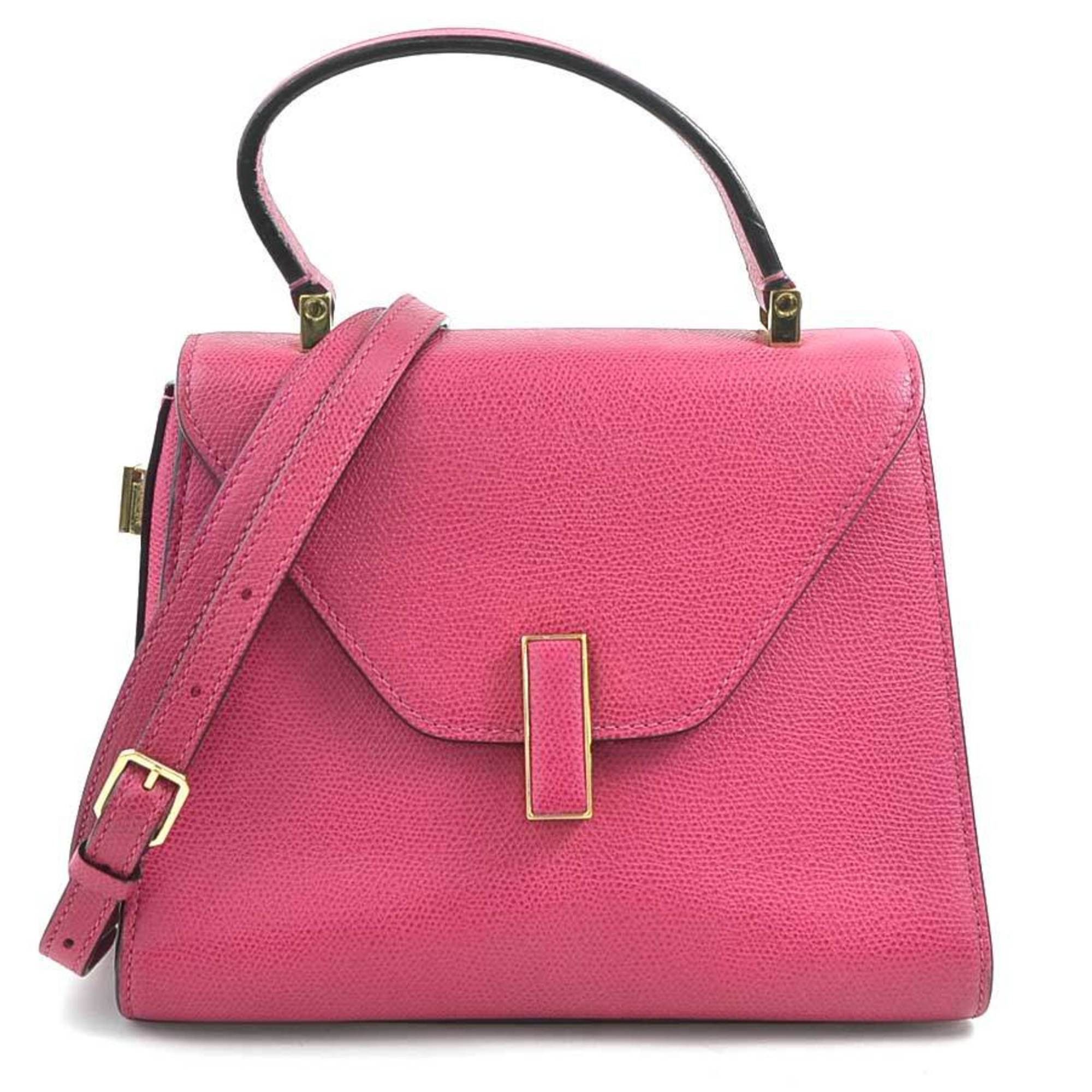 Valextra Valextra Handbag Shoulder Bag Iside Mini Leather Magenta Women's 90105a Size ONE SIZE - 1 Thumbnail
