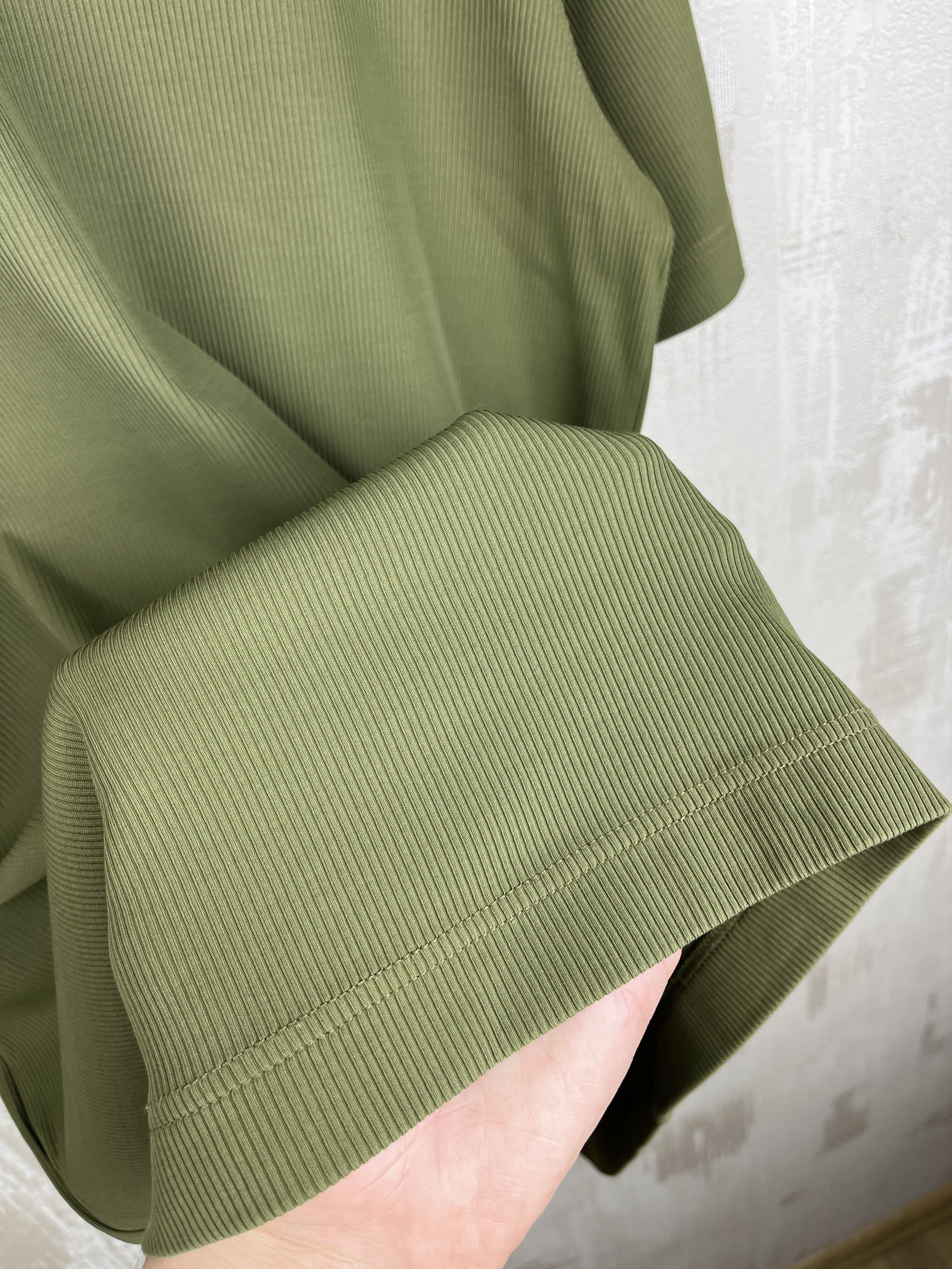 Vintage Mando di Marco Ribbed Viscose T-shirt Size 50 fits to M-L Size US M / EU 48-50 / 2 - 9 Thumbnail