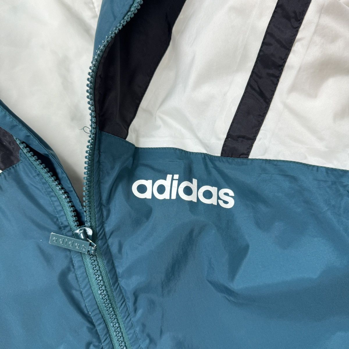 Adidas Adidas vintage 90s rare green puffer jacket Size US L / EU 52-54 / 3 - 7 Thumbnail