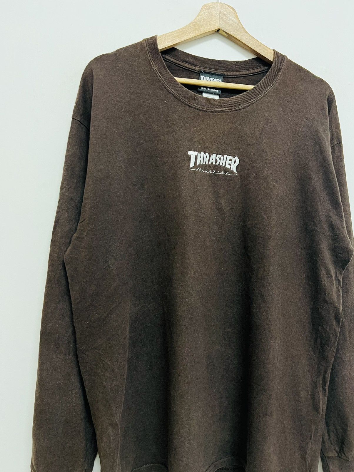 Thrasher × Vintage Vintage 90s THRASHER Magazine Skate Tee Size US L / EU 52-54 / 3 - 2 Thumbnail