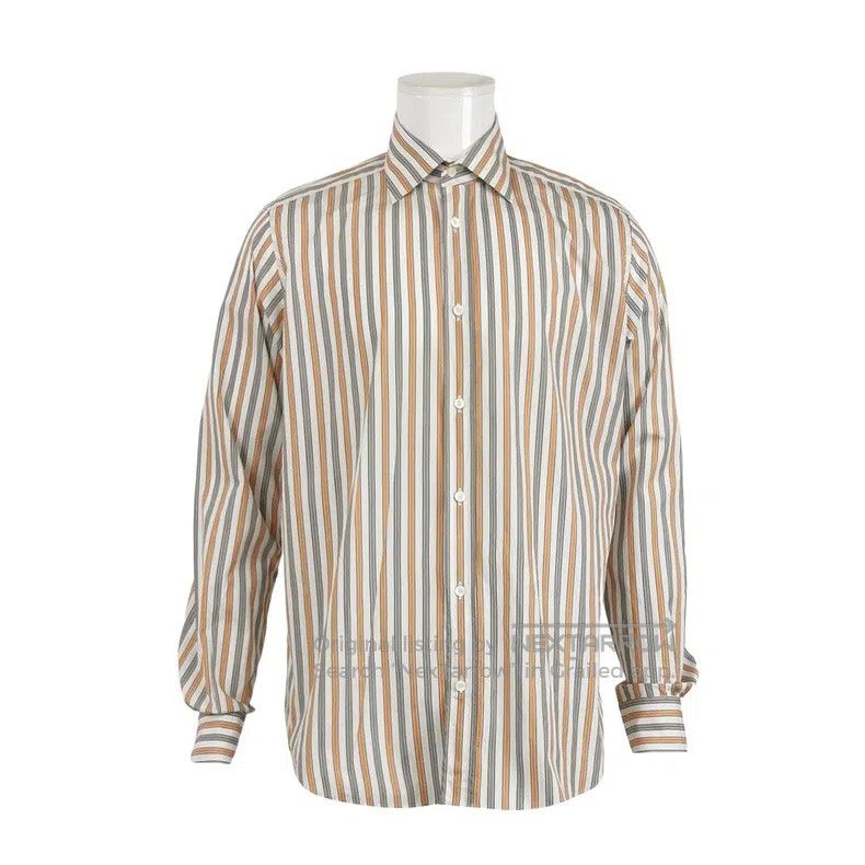 Hermes Hermes size 40 Cotton Contrast Long Sleeve Shirt Size US M / EU 48-50 / 2 - 1 Thumbnail