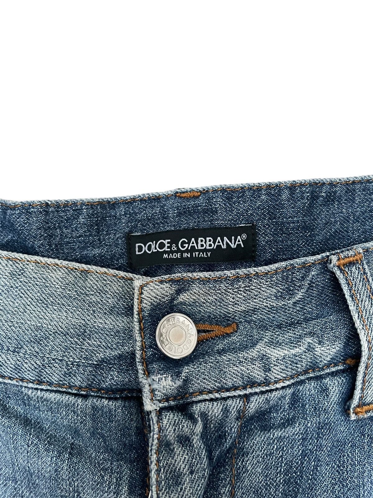 Dolce & Gabbana Vintage Brand Dolce & Gabana Ripped Jeans 2000s Size US 34 / EU 50 - 11 Thumbnail