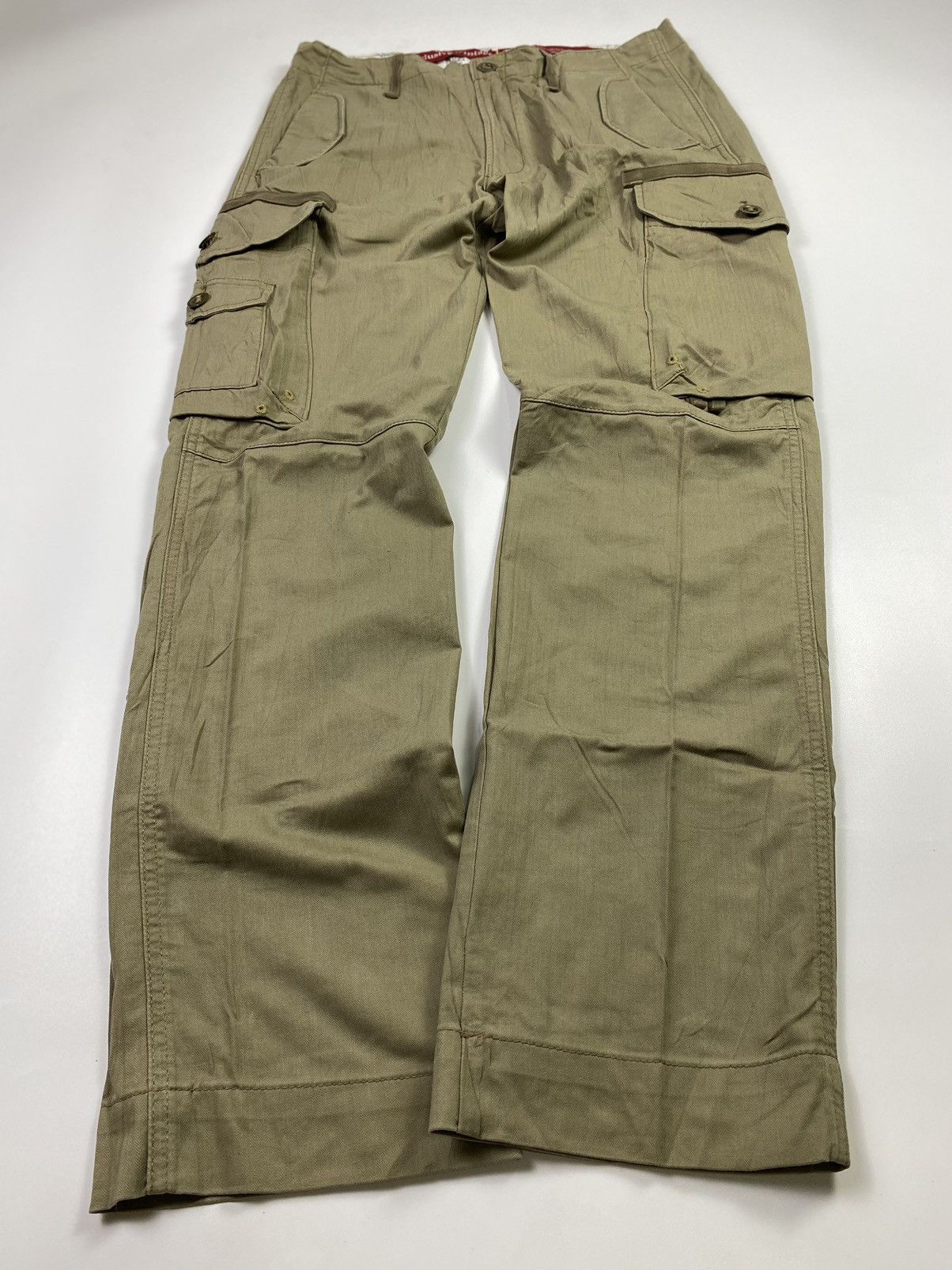 If Six Was Nine × Japanese Brand × Le Grande Bleu (L.G.B.) edwin vintage model cargo pant Size US 32 / EU 48 - 3 Thumbnail