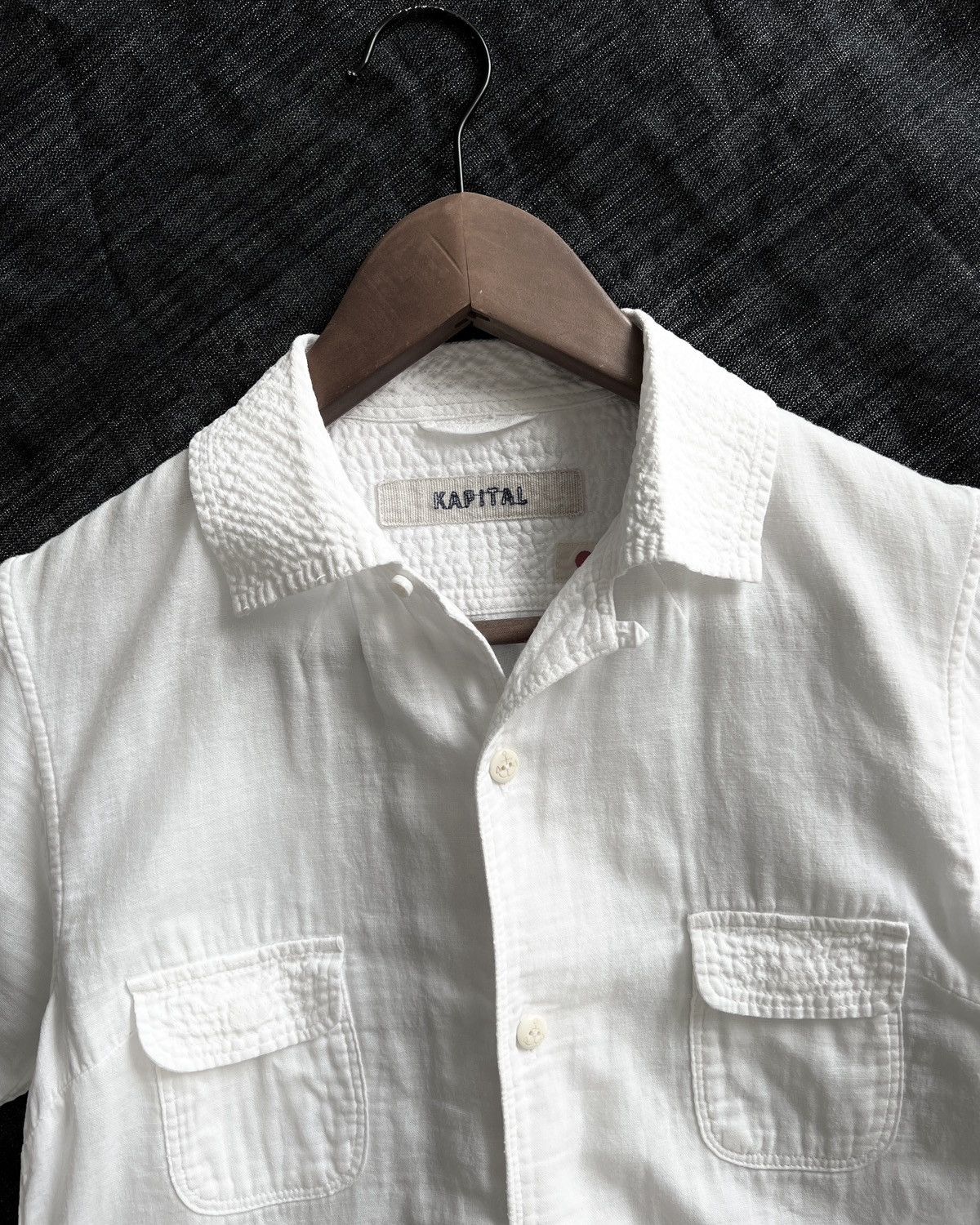 VINTAGE KAPITAL BUTTON US NAVY SHIRT