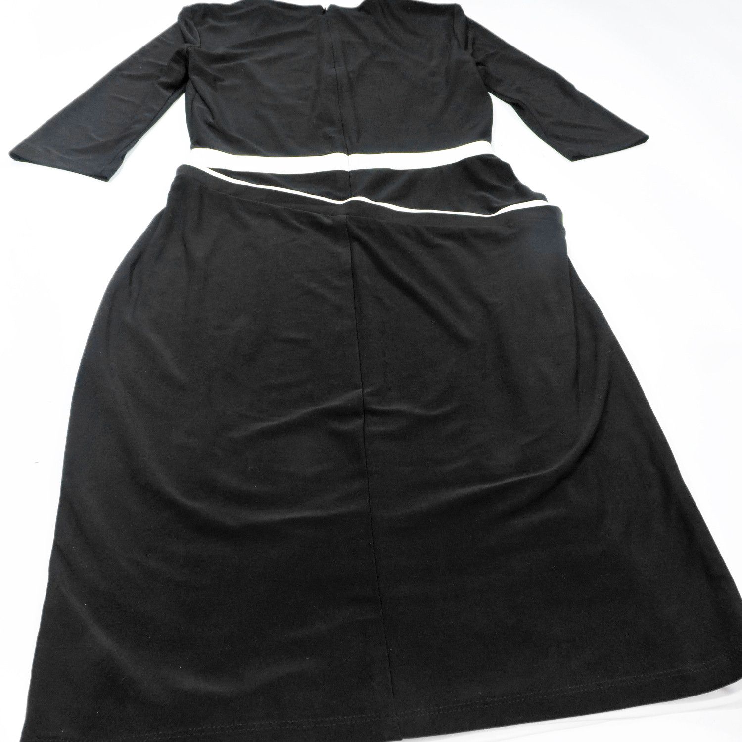 Ralph Lauren LAUREN BY RALPH LAUREN THREE-QUARTER SLEEVE MIDI DRESS Size M / US 6-8 / IT 42-44 - 13 Thumbnail