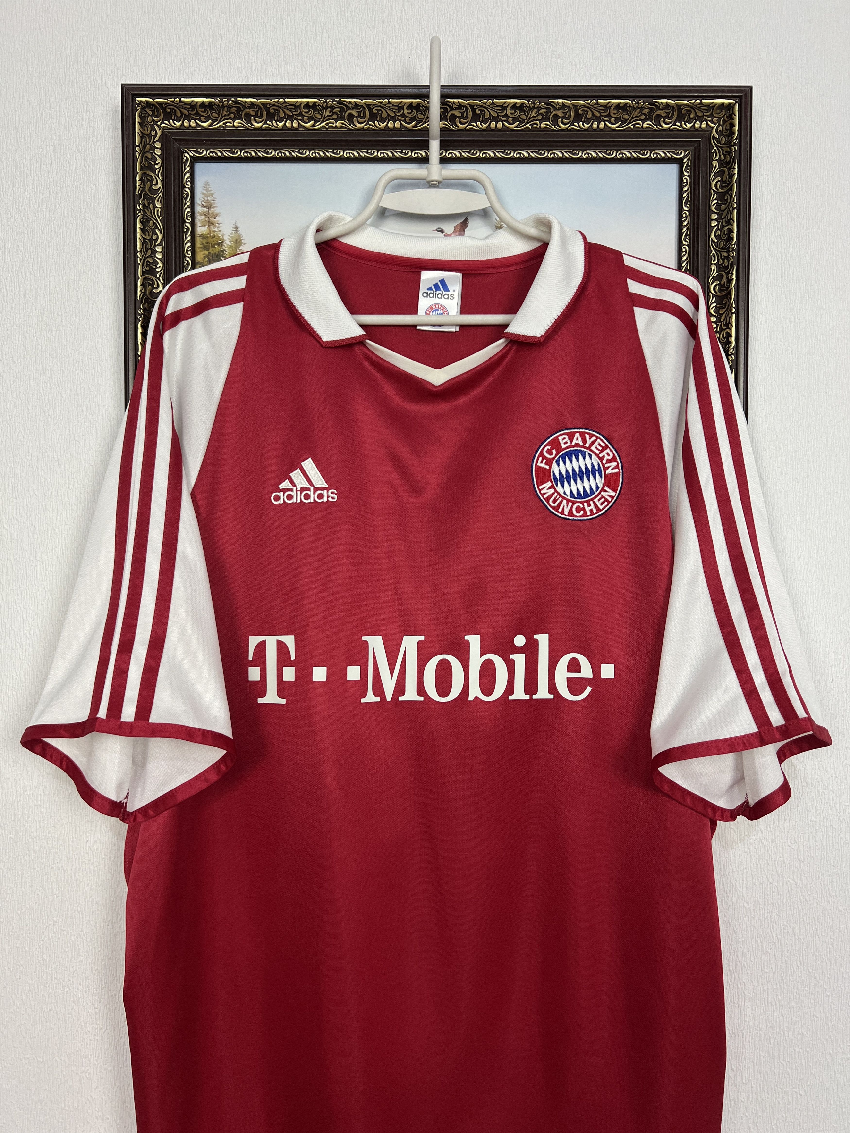 Adidas Bayern Munich Home football shirt 2003 Soccer Jersey Trikot Size US XL / EU 56 / 4 - 2 Thumbnail