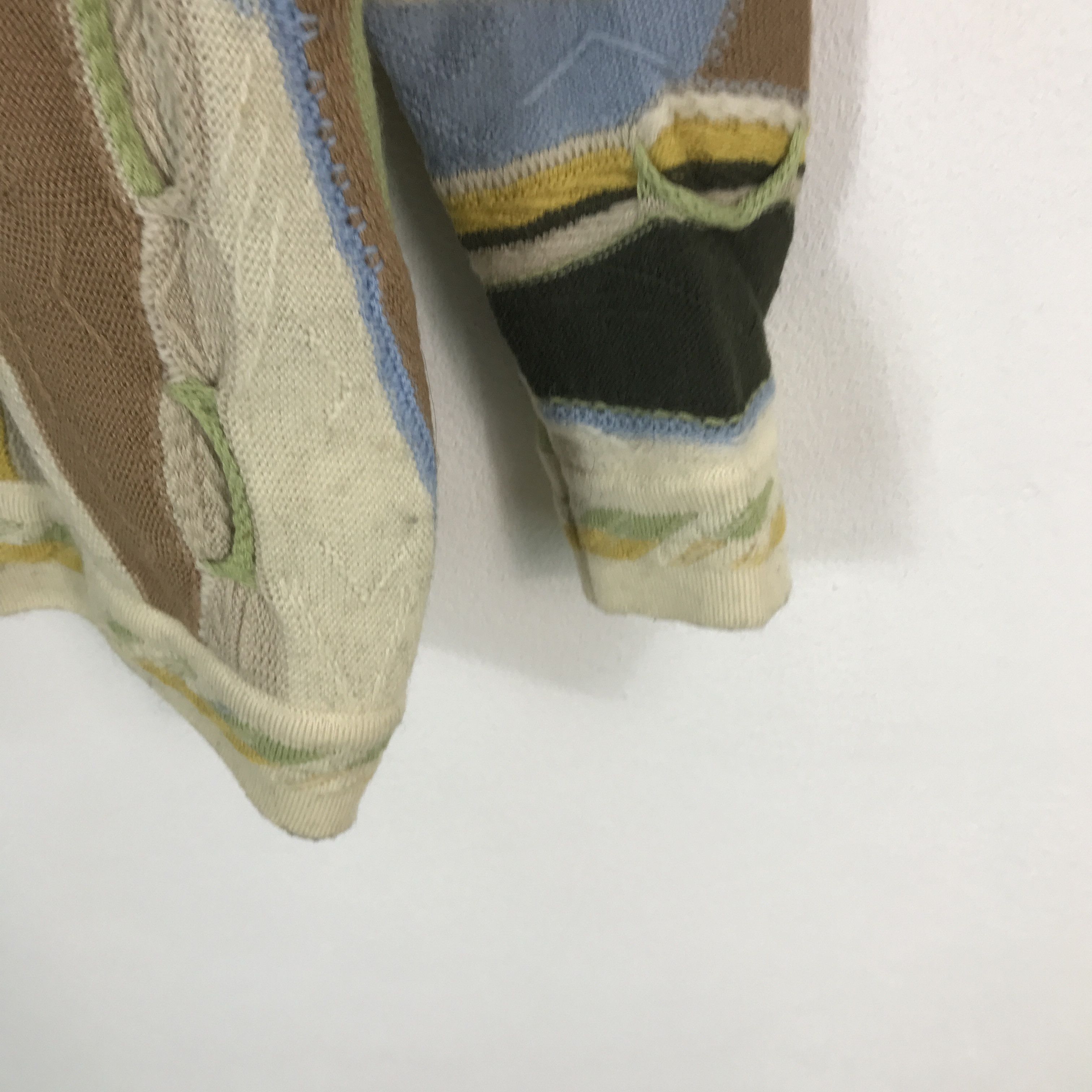 Aran Isles Knitwear × Japanese Brand × Vintage Vtg merino knitwear like style not coogi jacket Size US XS / EU 42 / 0 - 6 Thumbnail