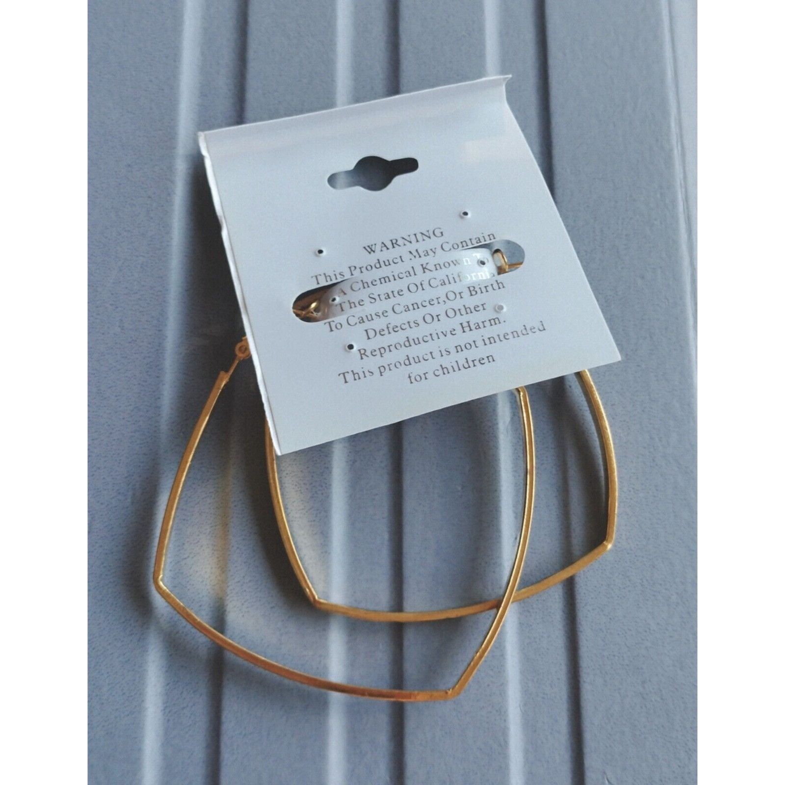 Other Hoop Earrings Gold Tone Fashion Jewelry Eggshell White Light Size ONE SIZE - 10 Thumbnail