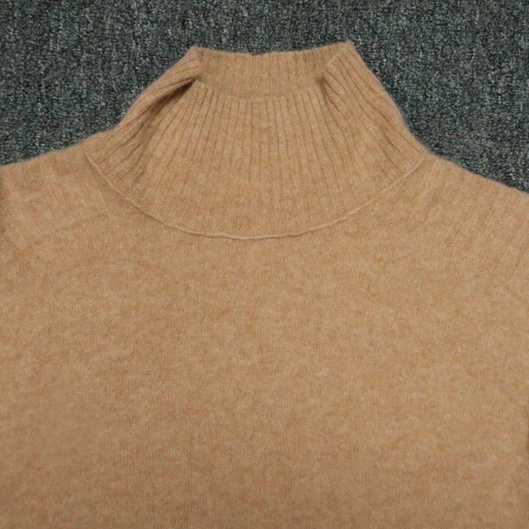 Free People Free People Sweater Womens XS Brown 100% Cashmere Turtleneck Size XS / US 0-2 / IT 36-38 - 2 Thumbnail