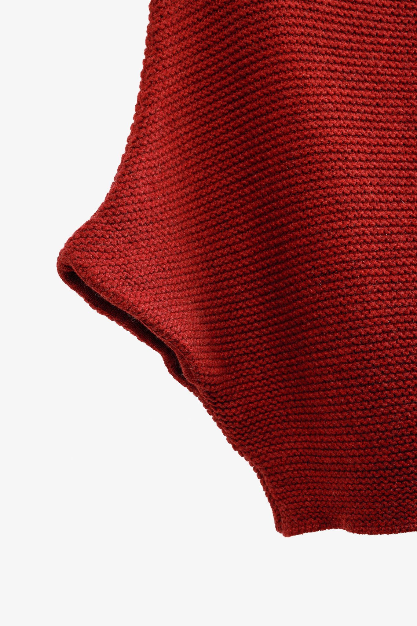 Other Lida Baday Red Knit Dolman-Sleeve Sweater Size S / US 4 / IT 40 - 5 Thumbnail