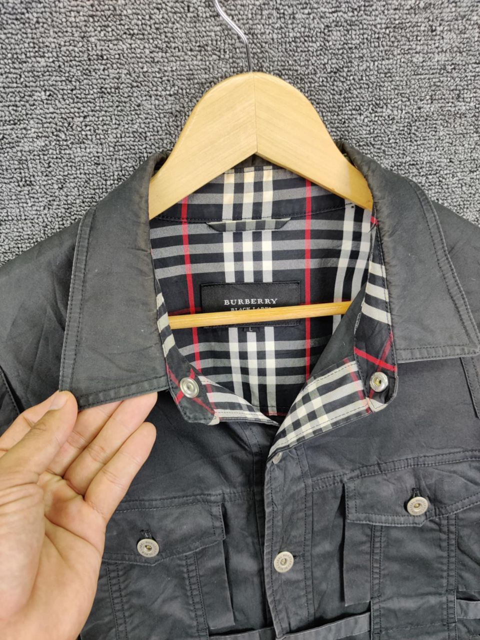Burberry Vintage Burberry Black Label Nova Check Jacket Size US L / EU 52-54 / 3 - 7 Thumbnail