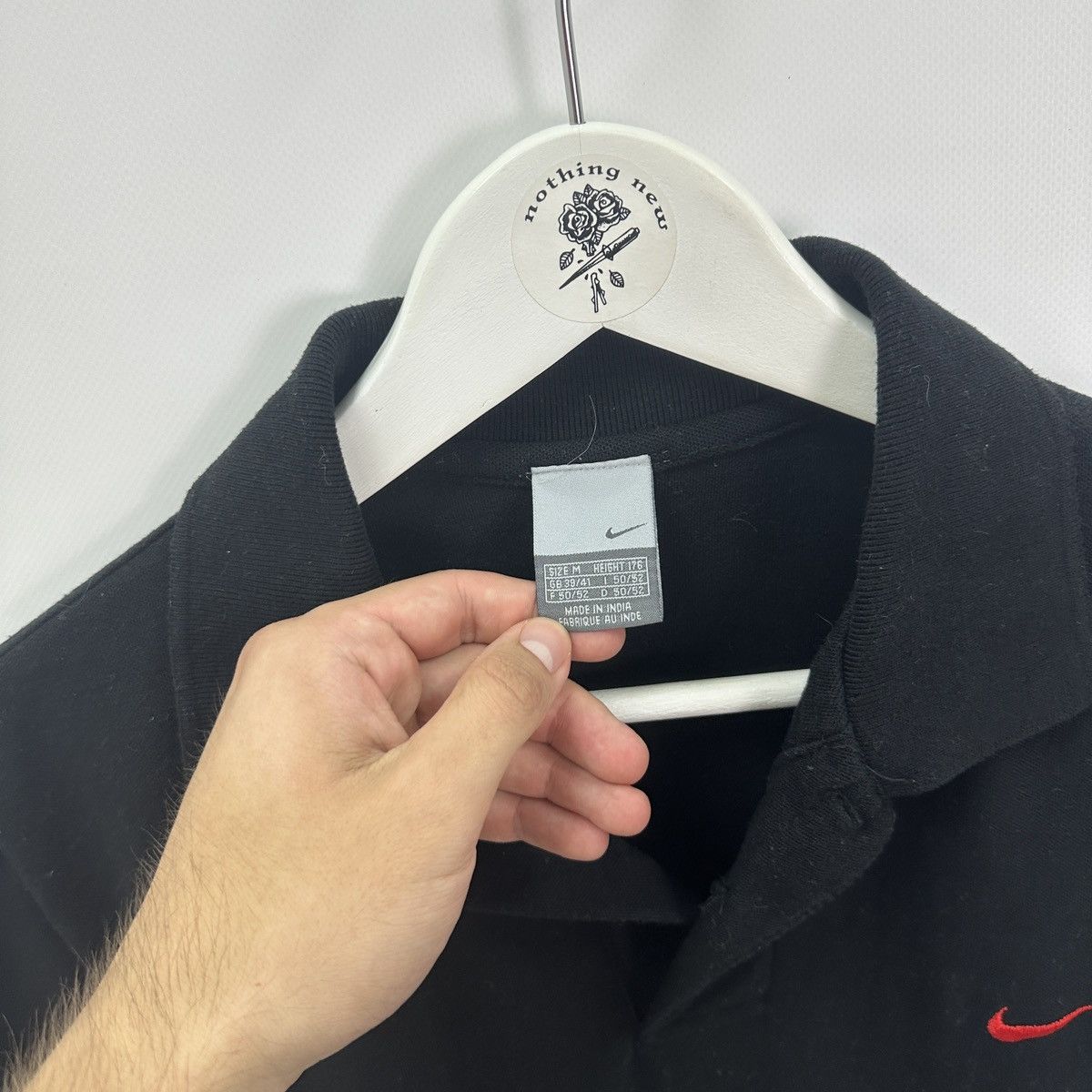 Vintage Vintage 00s Nike Embroidered logo Swoosh polo y2k rare hype Size US M / EU 48-50 / 2 - 5 Thumbnail