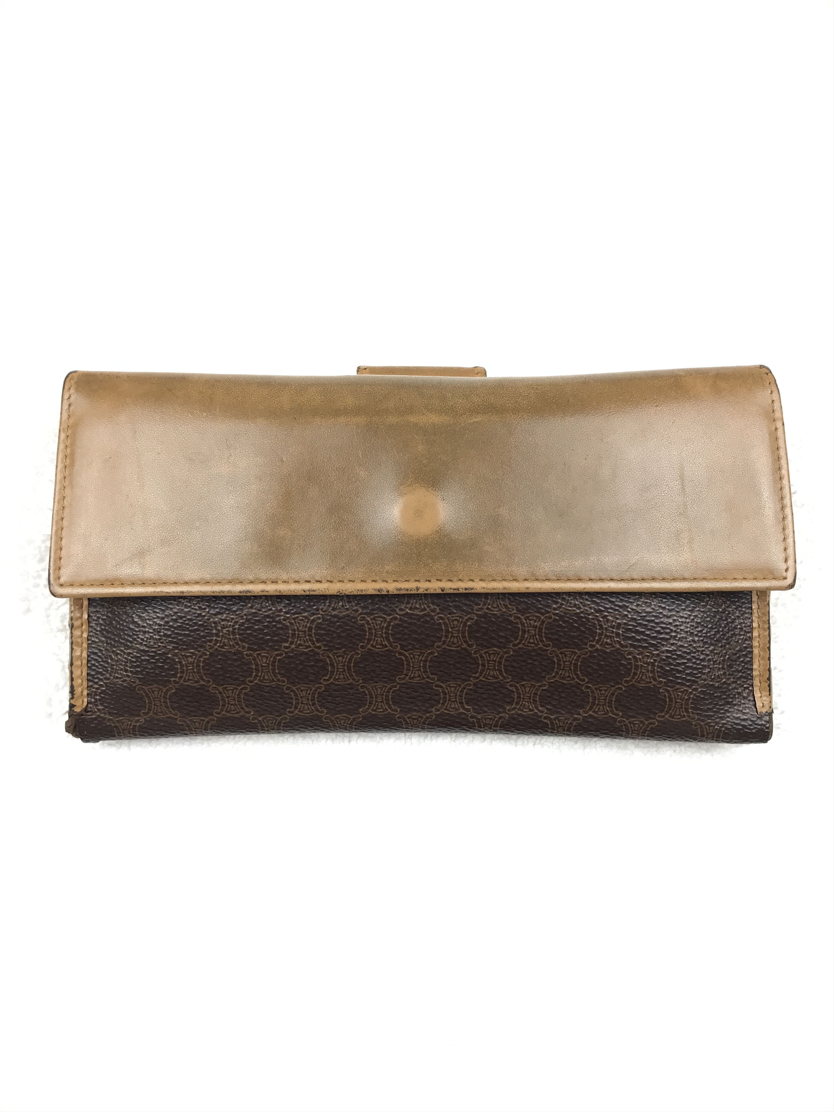 Celine Vintage Celine Macadam Long Wallet Size ONE SIZE - 2 Thumbnail