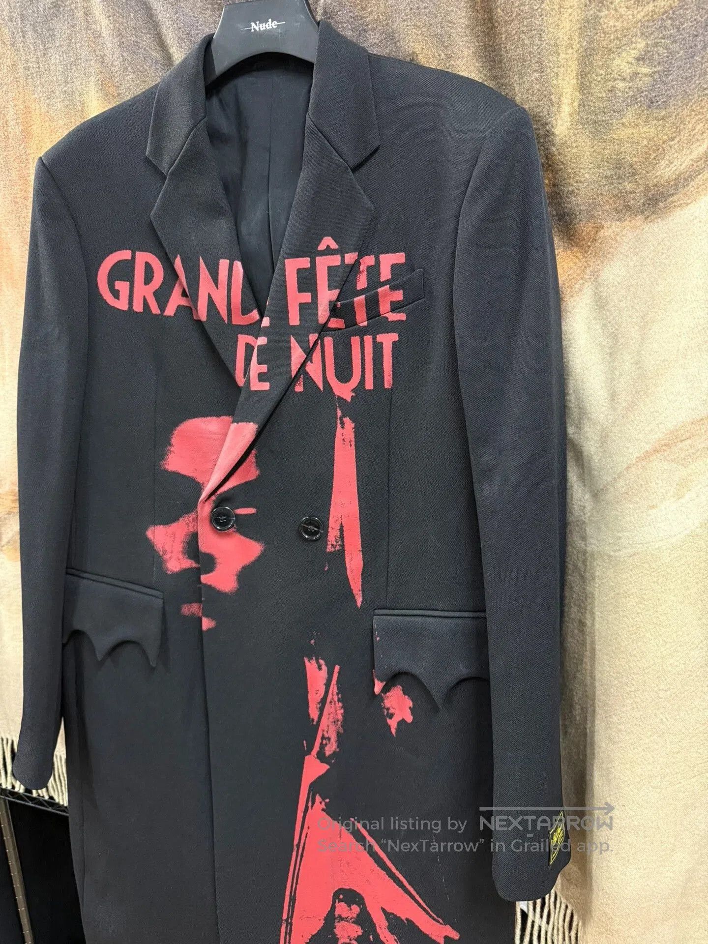 Raf Simons raf simons painted wool coat size 48. Size US L / EU 52-54 / 3 - 2 Thumbnail