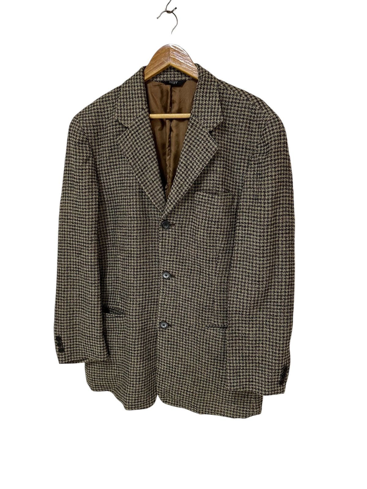 DKNY × Vintage Vintage Dkny Wool Blazzer Mens Size 38R - 2 Thumbnail