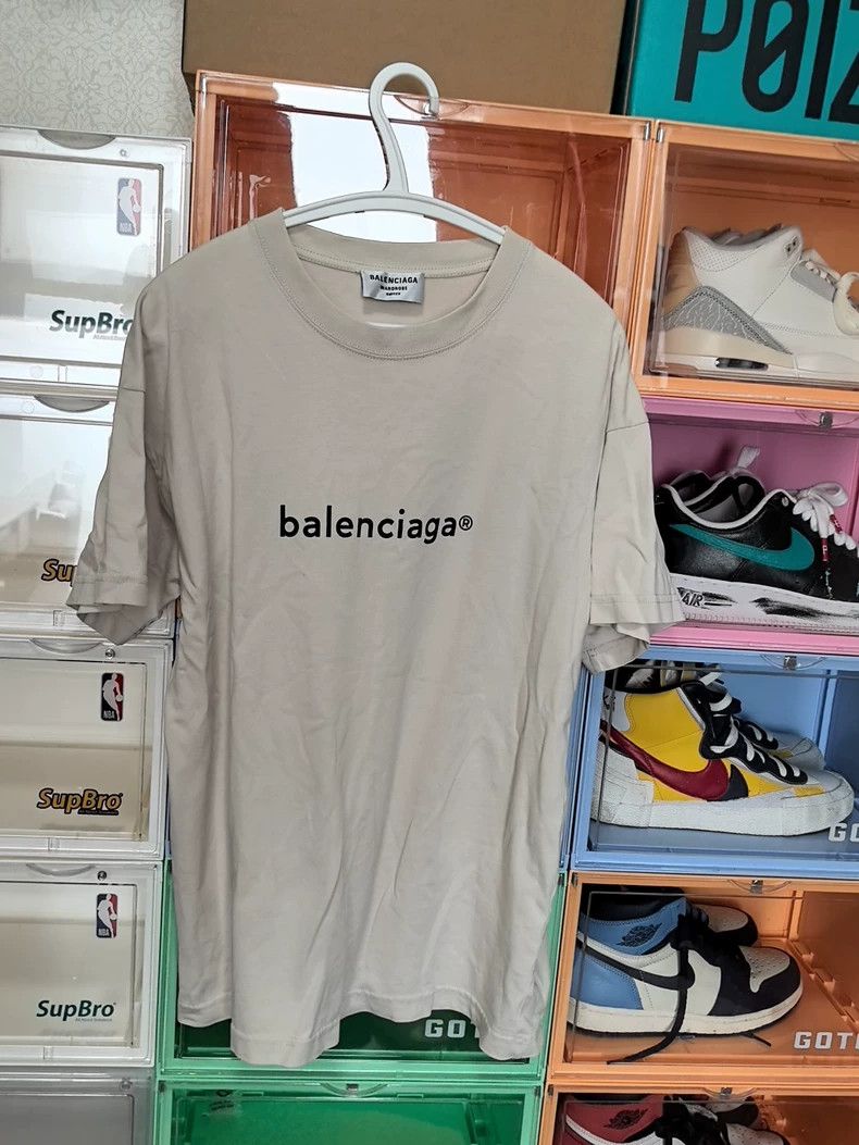 Balenciaga Classic Logo Short Sleeve T-Shirt - dmc