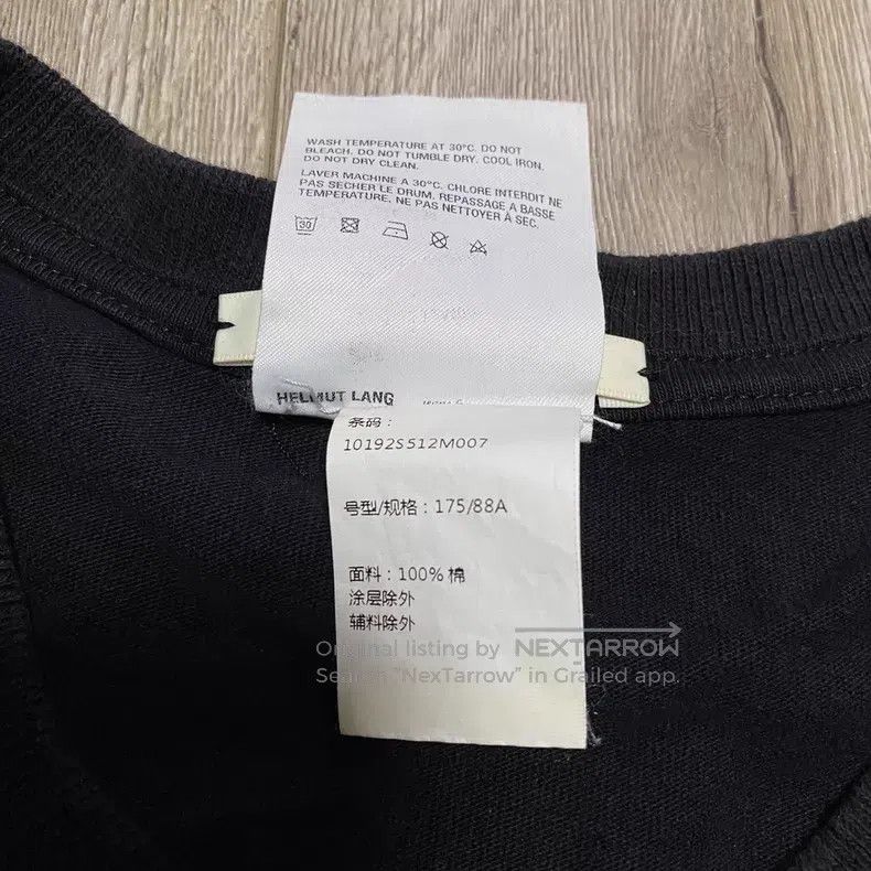 Helmut Lang Helmut Lang Black Short Sleeve T-Shirt Size US M / EU 48-50 / 2 - 3 Thumbnail