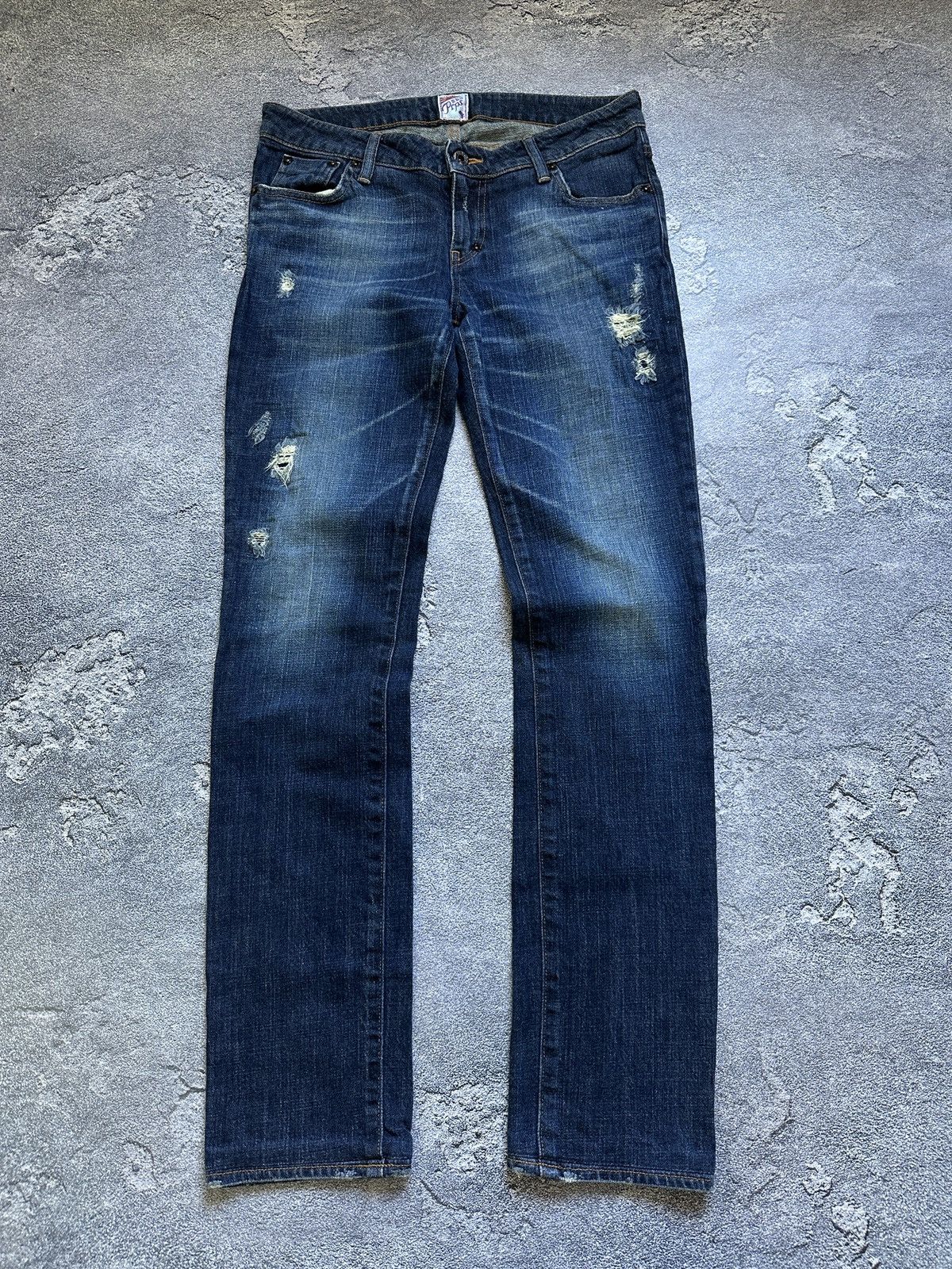 Prps Prps Women’s Purple Selvedge Japan Distressed Jeans Size 28 Size 28" / US 6 / IT 42 - 1 Thumbnail