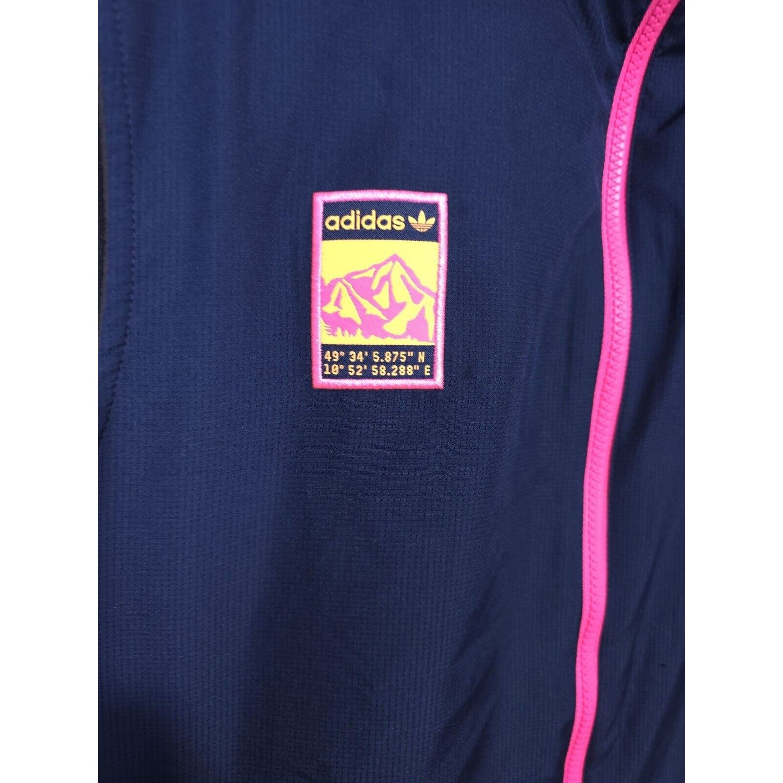 Adidas ADIDAS Womens Sleeveless Tracksuit Top Jacket Large Navy Blu Size L / US 10 / IT 46 - 3 Thumbnail