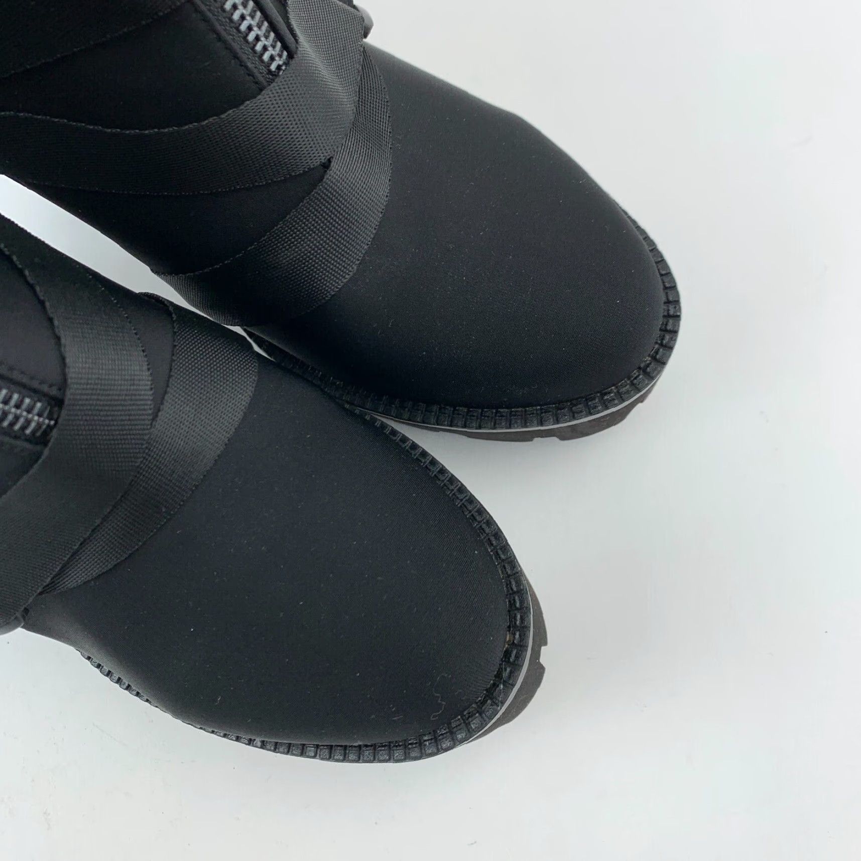 Vintage VINTAGE Wetkiss Combat Chunky Heel Platform Boots Black Straps EU 40 US 9.5 Women Platform Boots Straps 40 9.5 Black Wetkiss Shoes Womens Size US 10 / IT 40 - 3 Thumbnail