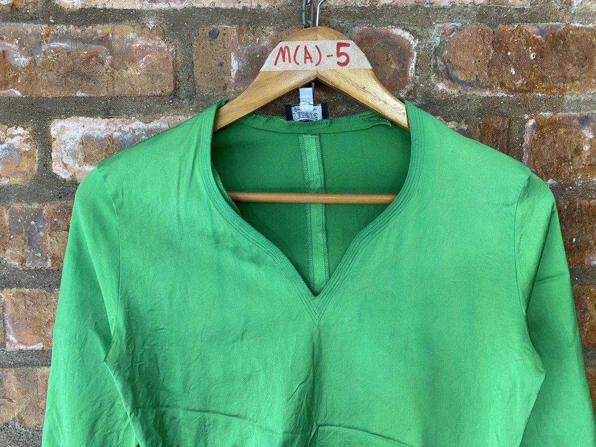 Versace 1990s Gren Glamours Rayon Size S / US 4 / IT 40 - 3 Thumbnail