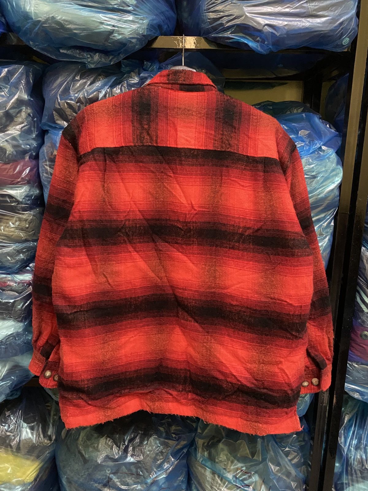 Vintage Active Scene Outdoor Plaid Wool Jacket Sherpa Lined Size US M / EU 48-50 / 2 - 10 Thumbnail