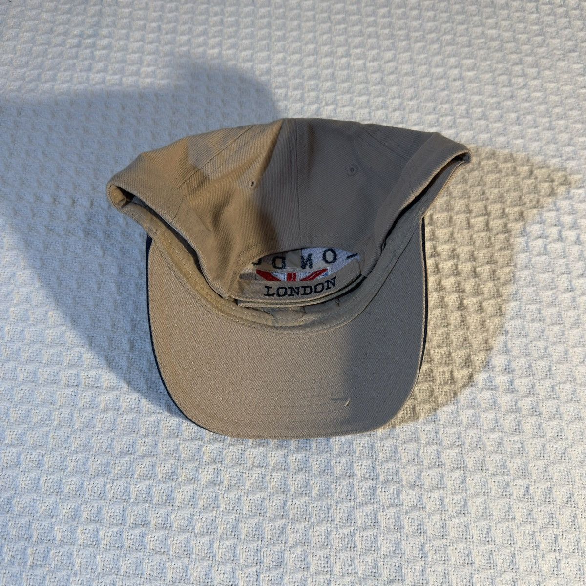 Other London England Embroidered Beige Cotton Strapback Size ONE SIZE - 7 Thumbnail