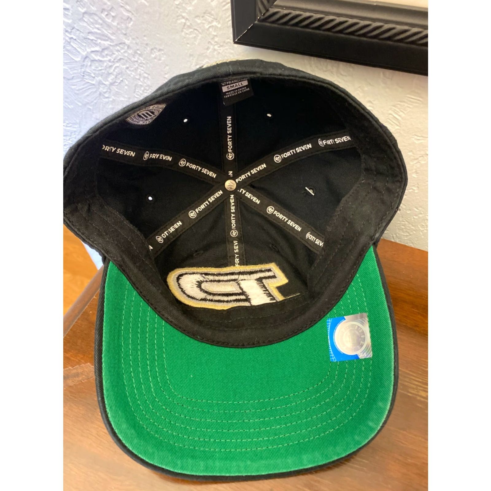47 Purdue University 47 Brand Hat Black Fitted Size Small Franchise Casual Dad Men Baseball Cap University Stretch 47 Mens Black Small Size ONE SIZE - 4 Thumbnail