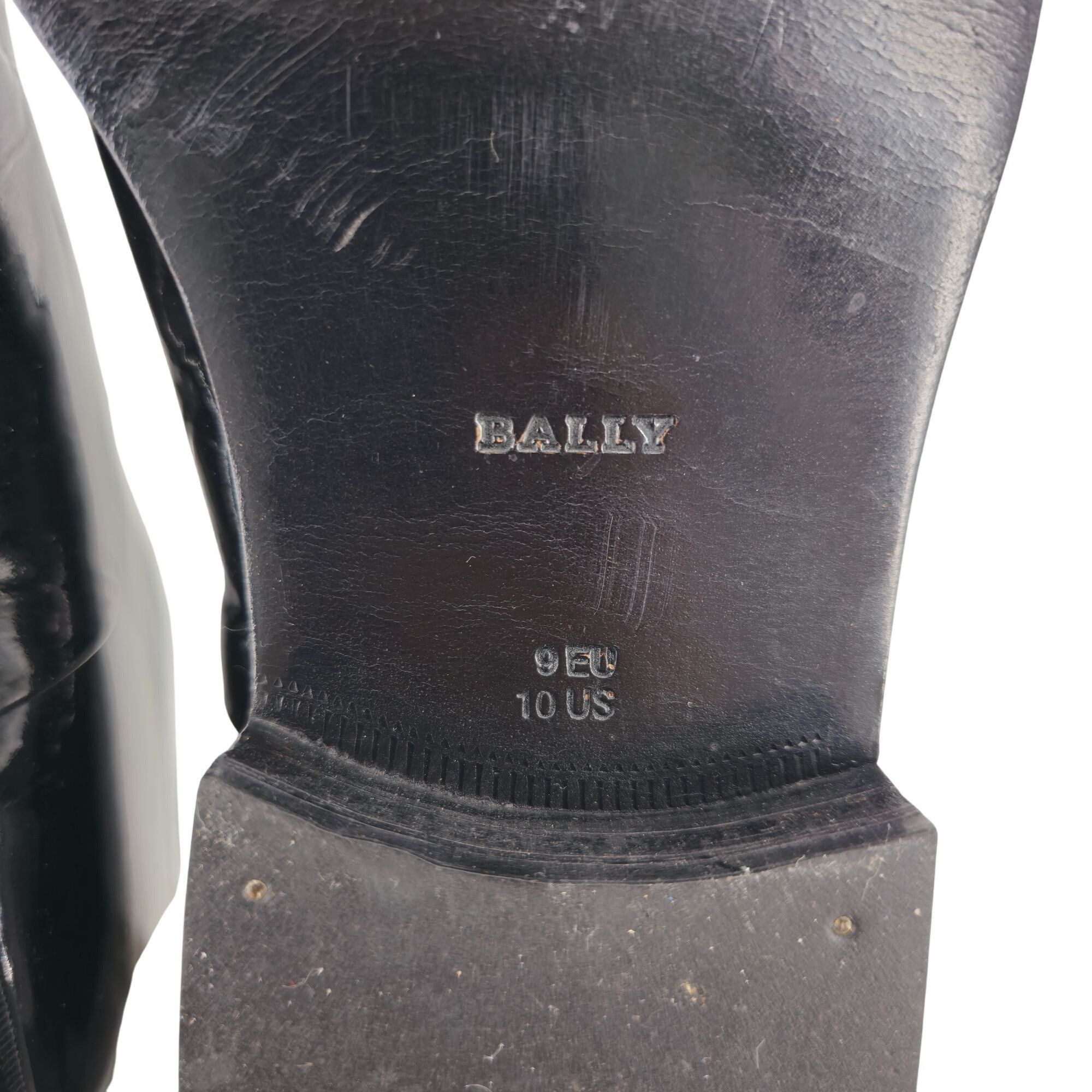 Bally Bally Italy Black Patent Leather Formal Dress Shoes Mens 10D Size US 10 / EU 43 - 12 Thumbnail