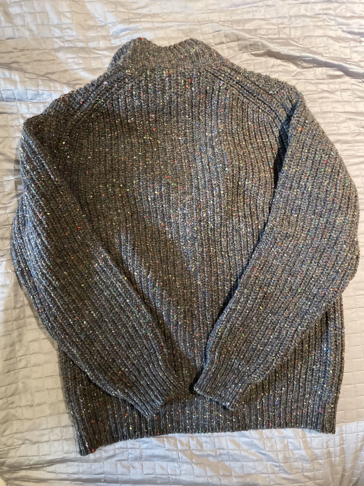 Howlin' “Loose Ends” Wool Knit Cardigan in Astro XL Size US XL / EU 56 / 4 - 3 Thumbnail