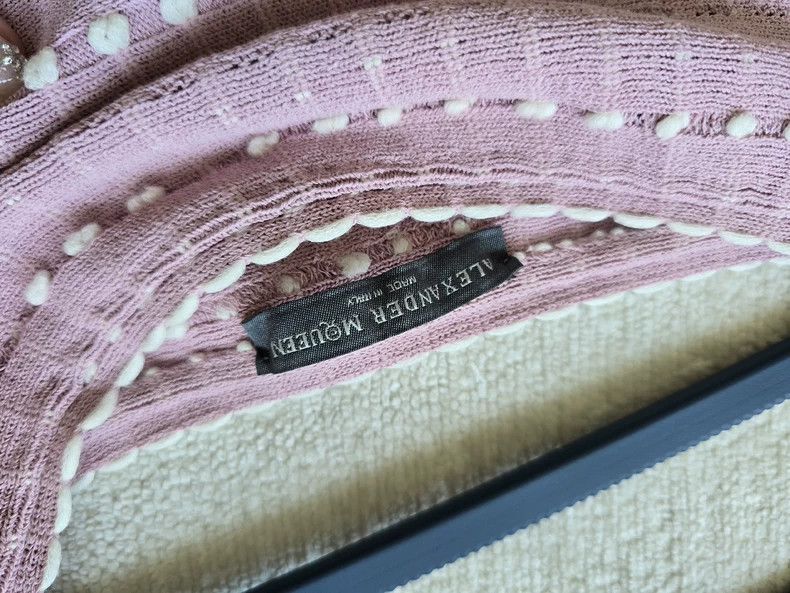 Alexander McQueen Alexander McQUEEN Slimming Heavy Industry Dress Knitted Ski Size L / US 10 / IT 46 - 6 Thumbnail