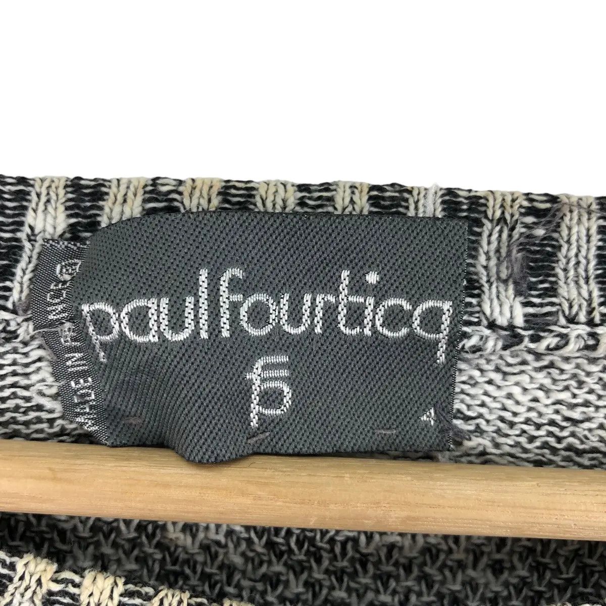 Vintage Vtg PAUL FOURTICQ Made In France Artwork Henley Knitwear Size 3XL / US 20-22 - 7 Thumbnail