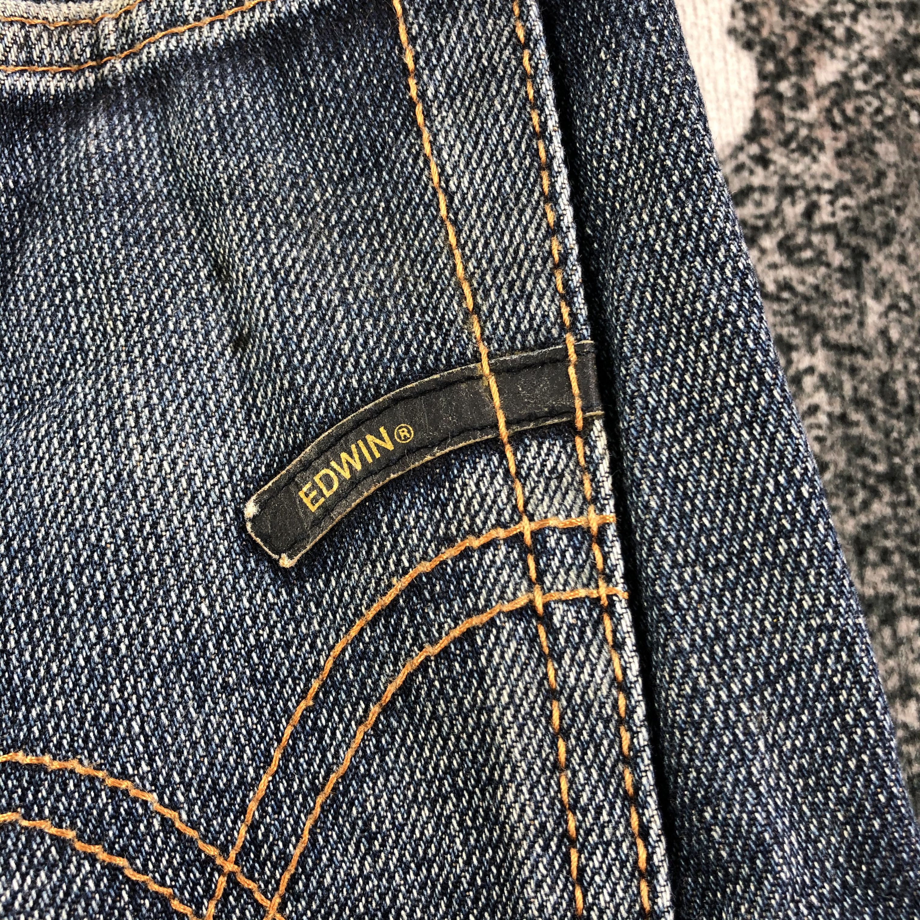 Edwin Edwin 503 Jeans Faded Blue Denim KJ1708 Size US 36 / EU 52 - 6 Thumbnail
