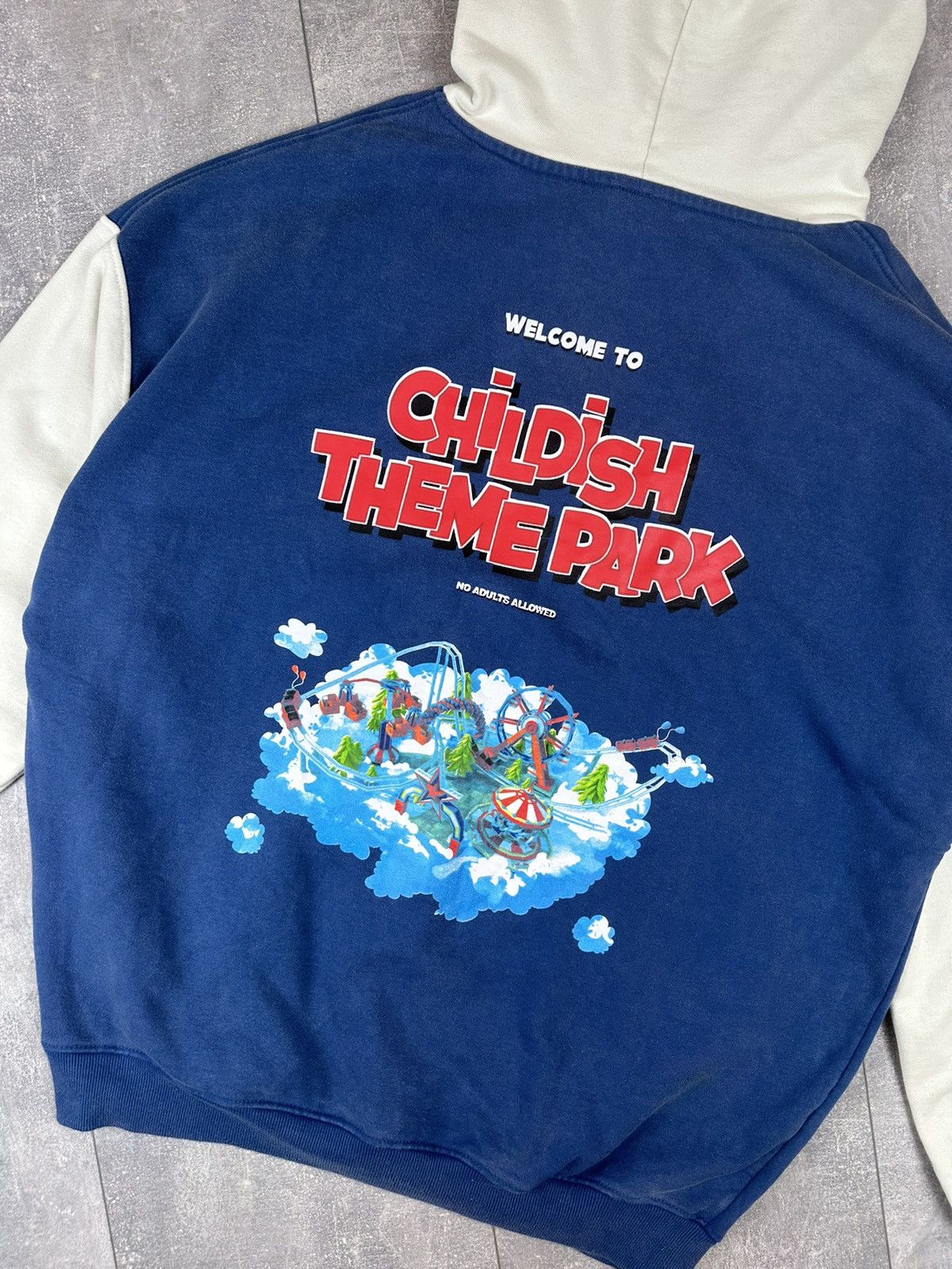CHILDS Childish Theme Park Vintage Baggy Hoodie Size US XL / EU 56 / 4 - 4 Thumbnail