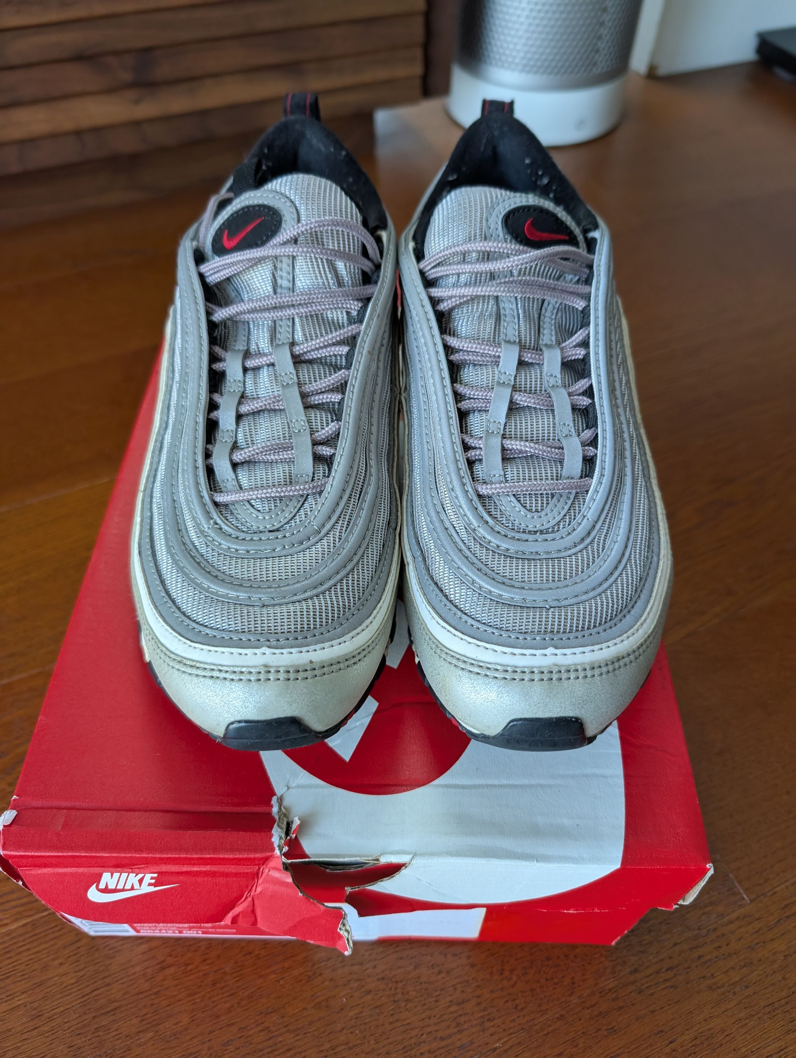 Nike Nike Air Max 97 OG Silver Bullets Size 9 Size US 9 / EU 42 - 2 Thumbnail