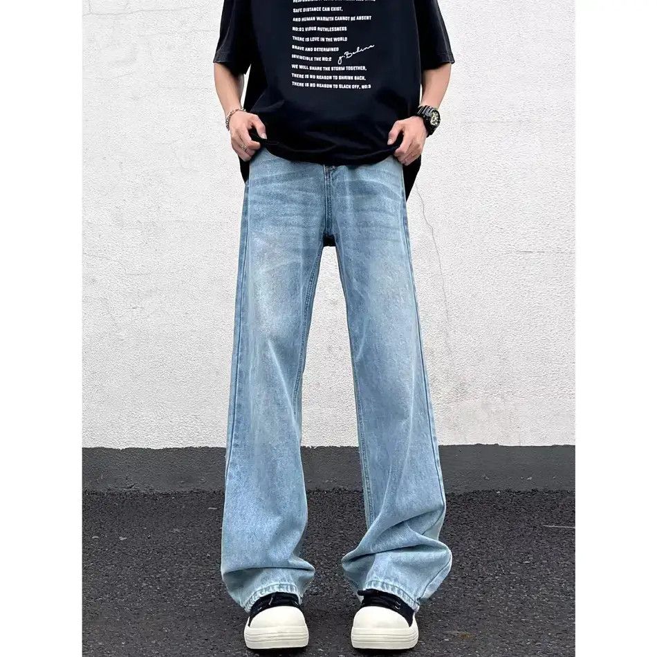 Japanese Brand Retro loose casual micro flared jeans Size US 32 / EU 48 - 2 Thumbnail