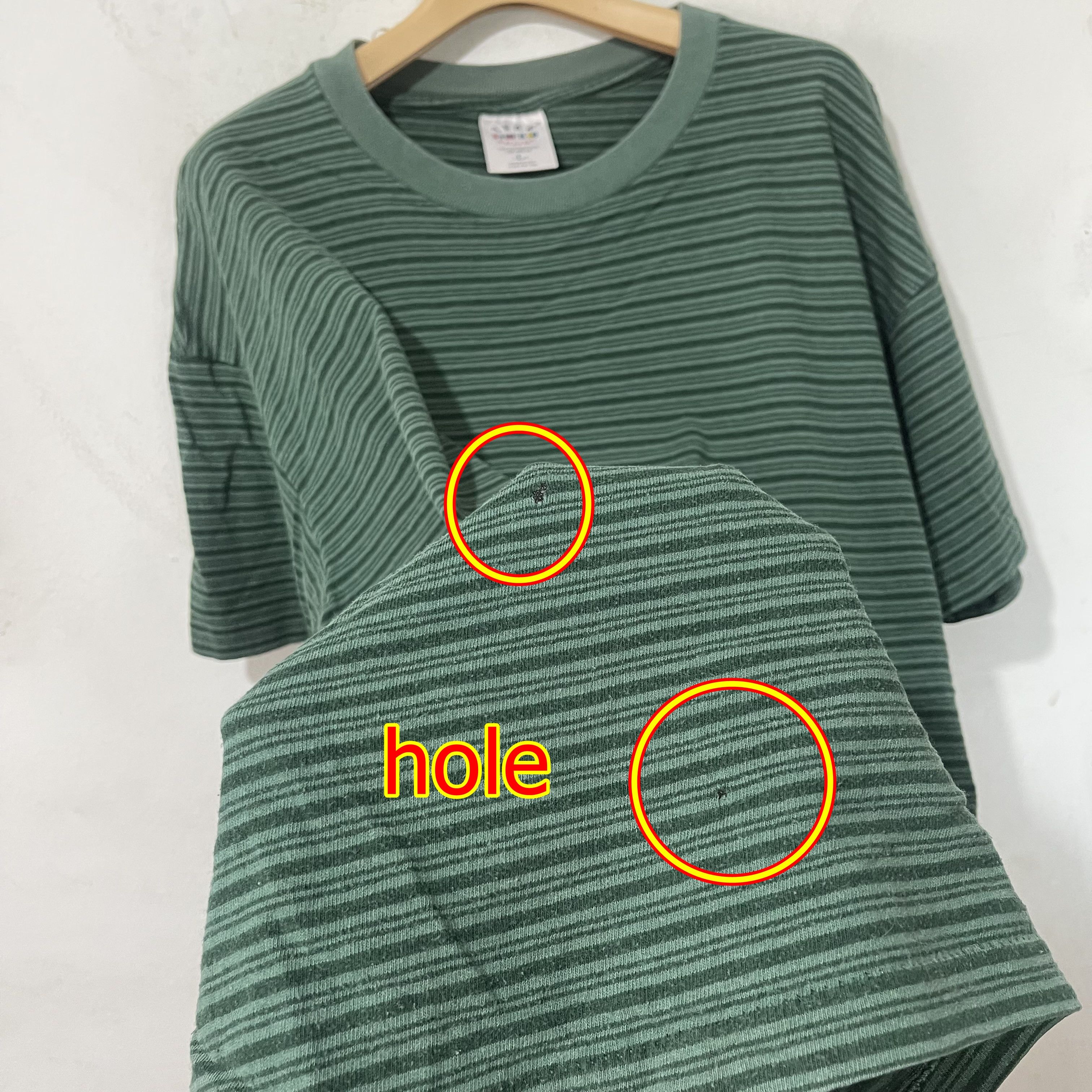 Vintage Vintage 90s Striped T-Shirt Size US L / EU 52-54 / 3 - 5 Thumbnail
