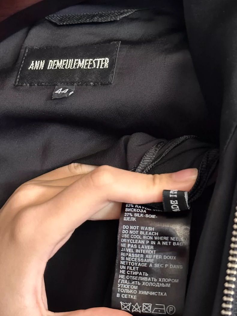 Ann Demeulemeester Ann Demeulemeester Silk coat jacket-2506 Size US XL / EU 56 / 4 - 8 Thumbnail