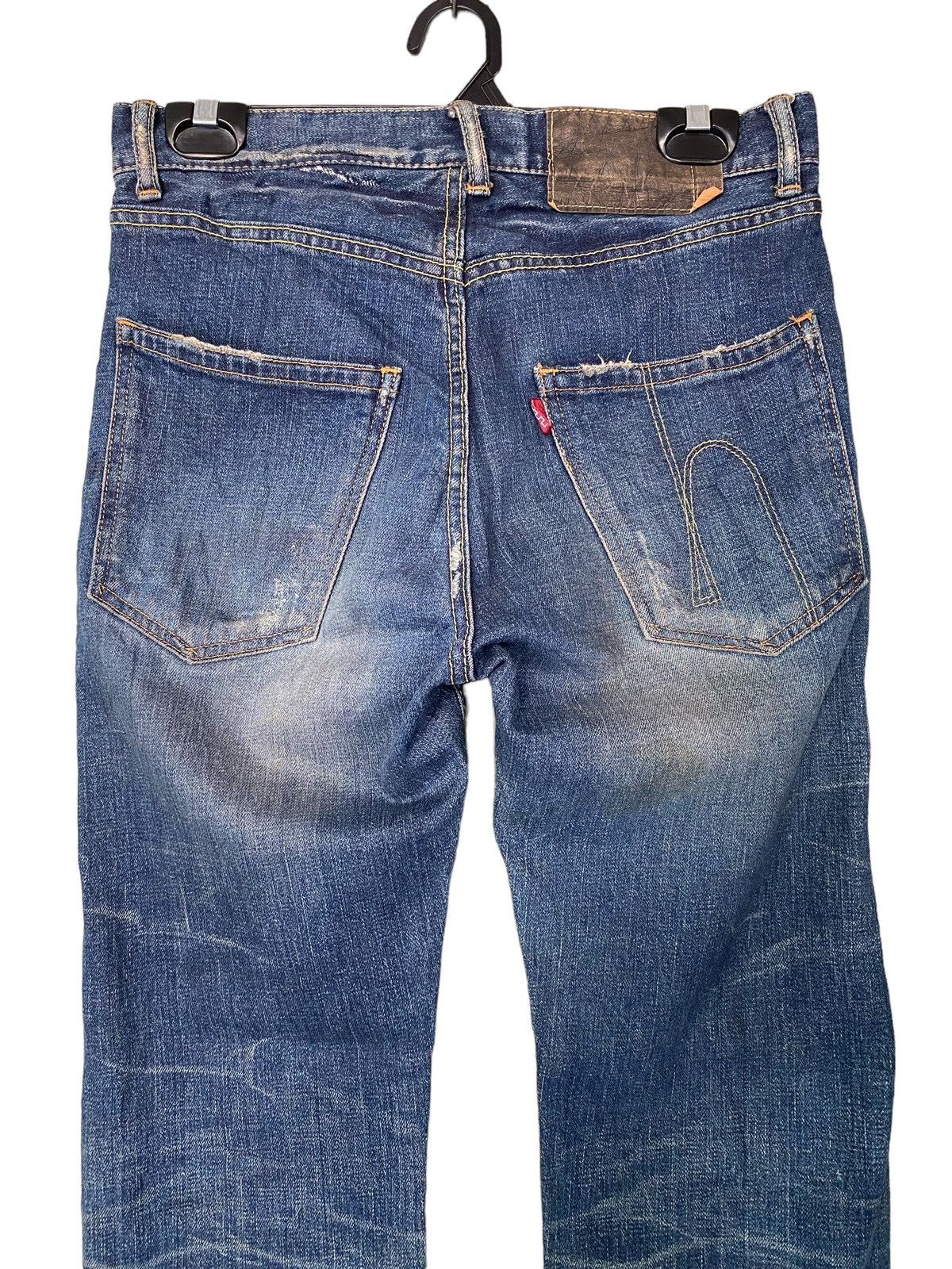 Designer × Japanese Brand Hosu.Atpd Redline Jeans W30” Size US 30 / EU 46 - 7 Thumbnail