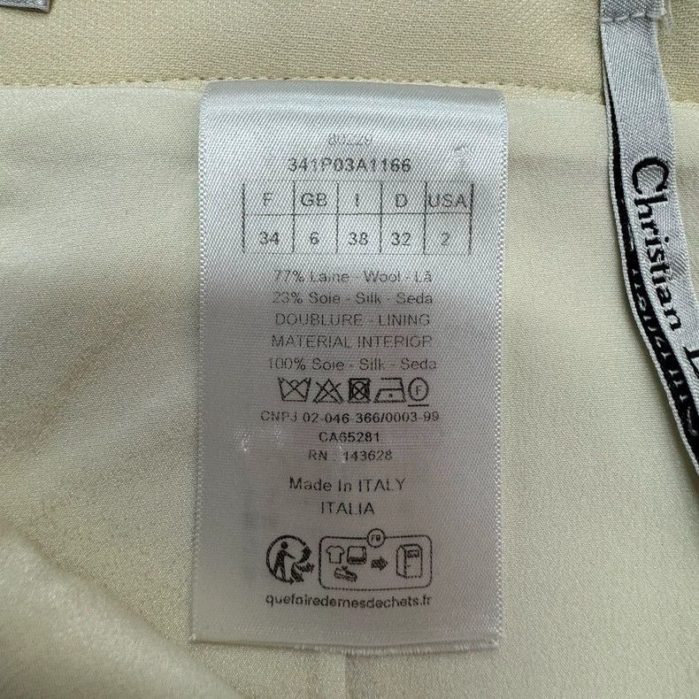Dior dior beige wool tailored shorts size 34 Size US 34 / EU 50 - 9 Thumbnail