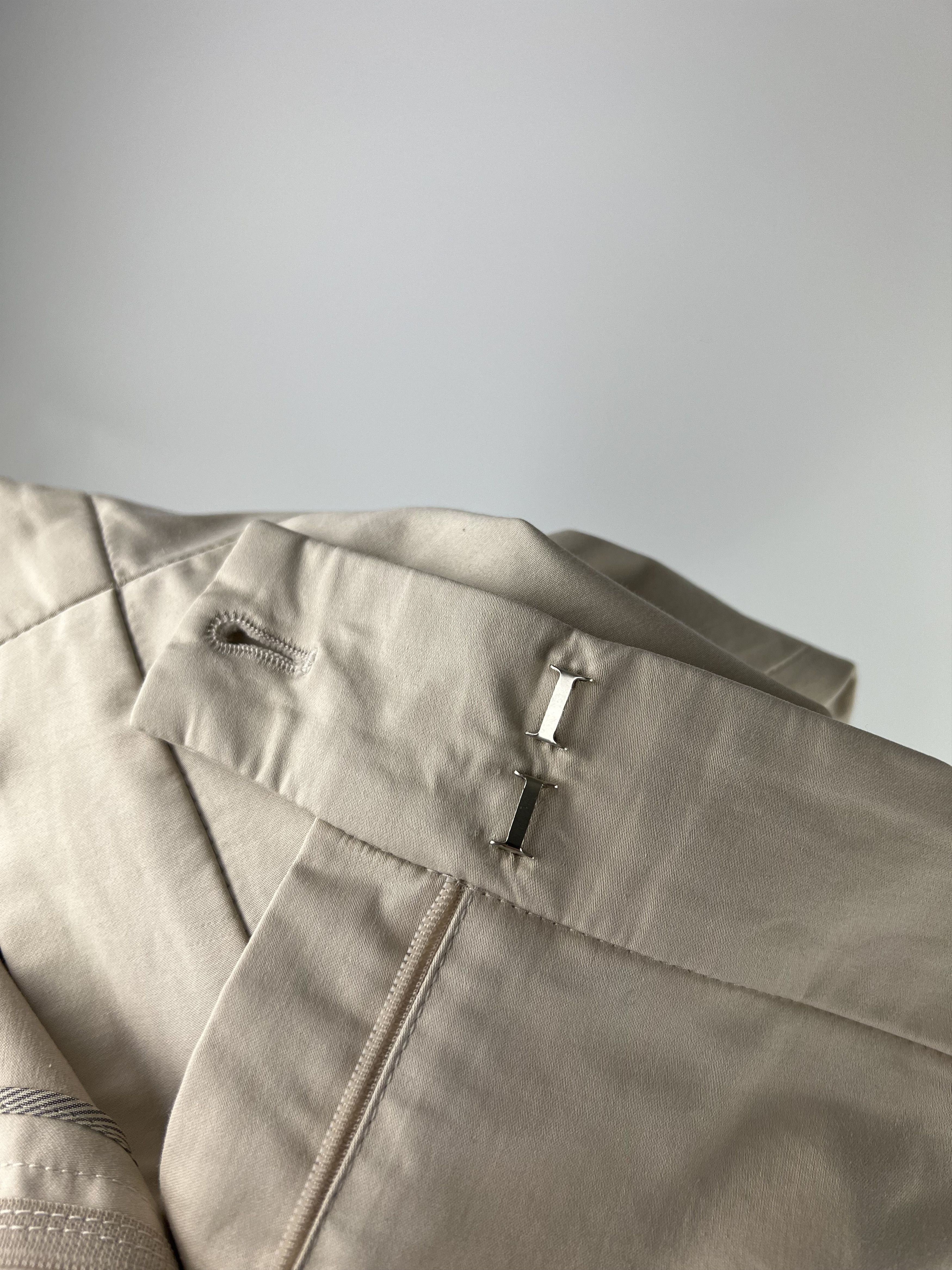 Brunello Cucinelli Brunello Cucinelli Women's Cotton Trousers Pants Size IT40 Size 27" / US 4 / IT 40 - 5 Thumbnail