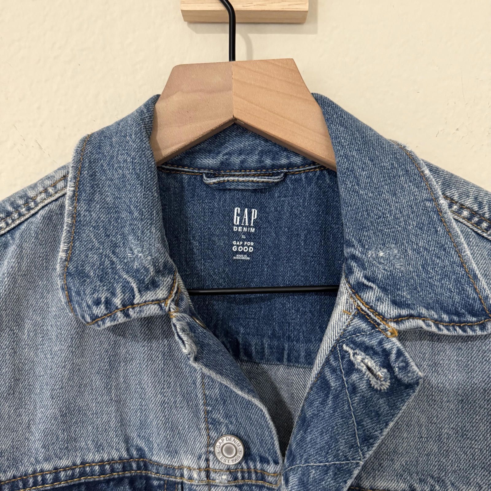 Gap Gap Jacket Kid's XL Blue Jean NWOT Size XL / US 12-14 / IT 48-50 - 2 Thumbnail