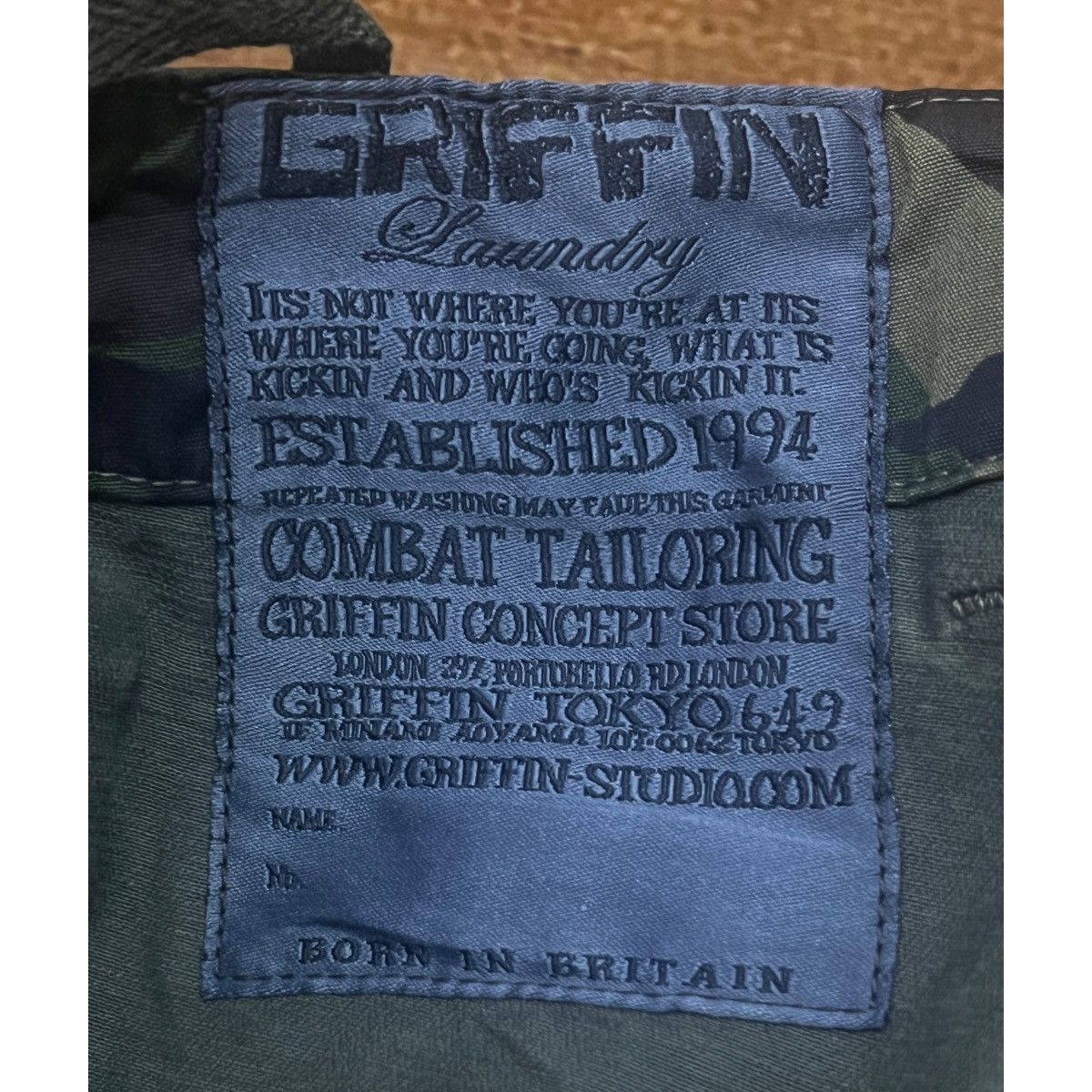 Designer × Griffin GRIFFIN UNISEX MILITARY STYLE PANT MADE IN ITALY Size US 32 / EU 48 - 4 Thumbnail
